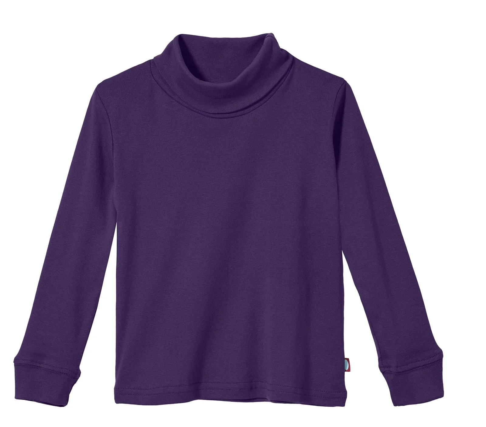 Boys and Girls Soft Cotton Turtleneck  | Purple - Drispect