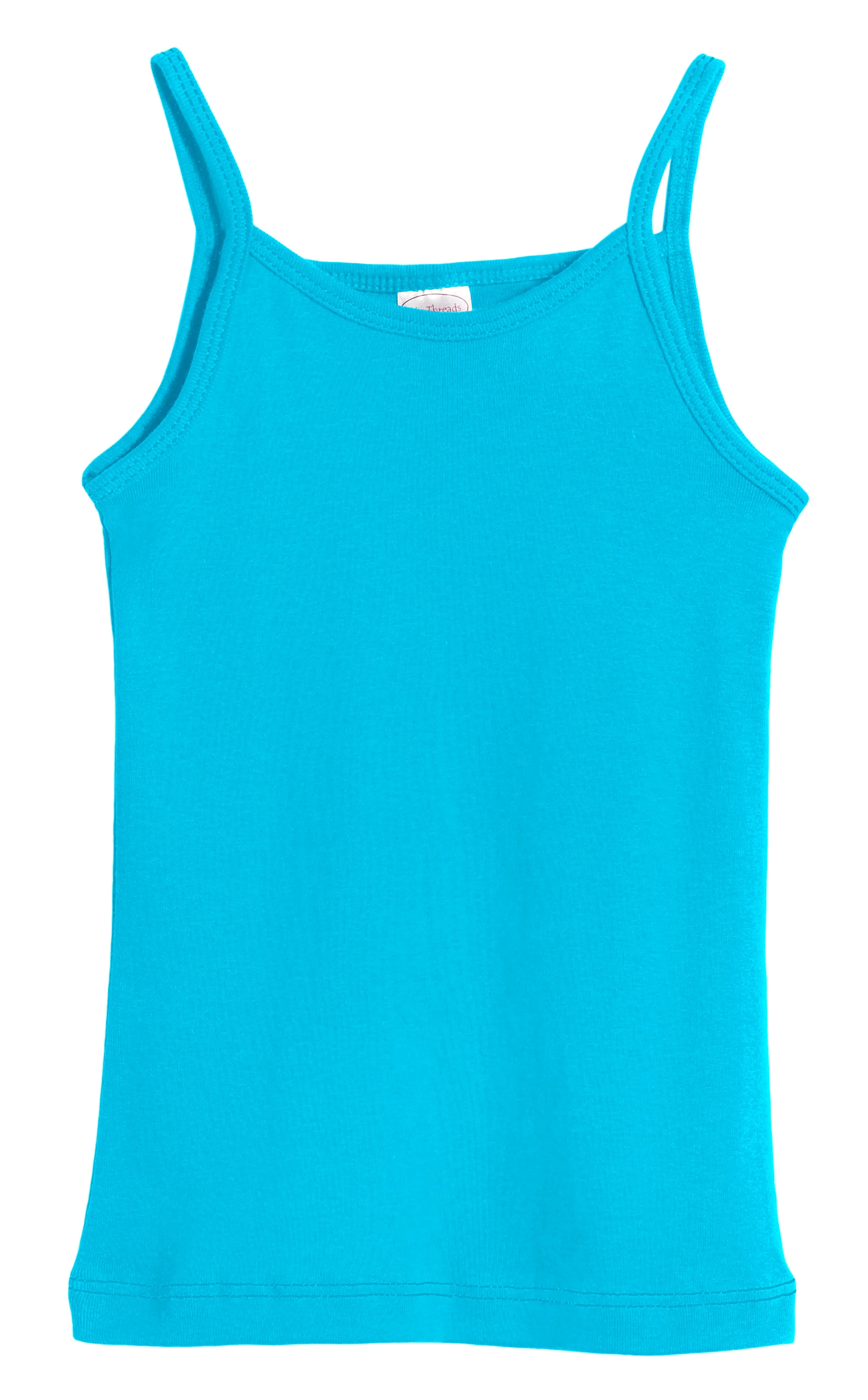 Girls Soft Cotton Camisole | Turquoise - Drispect
