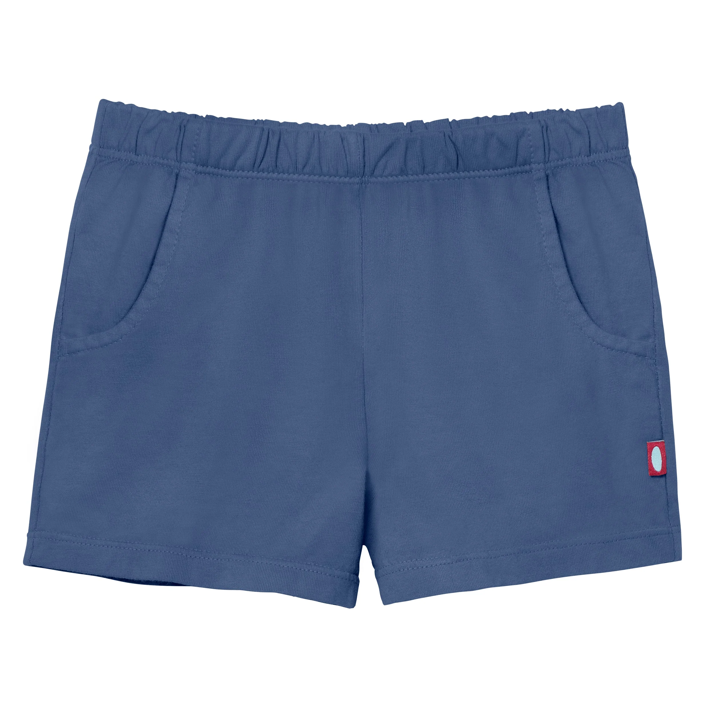 Girls Soft Cotton UPF 50+ Jersey Pocket Shorts | Smurf - Drispect