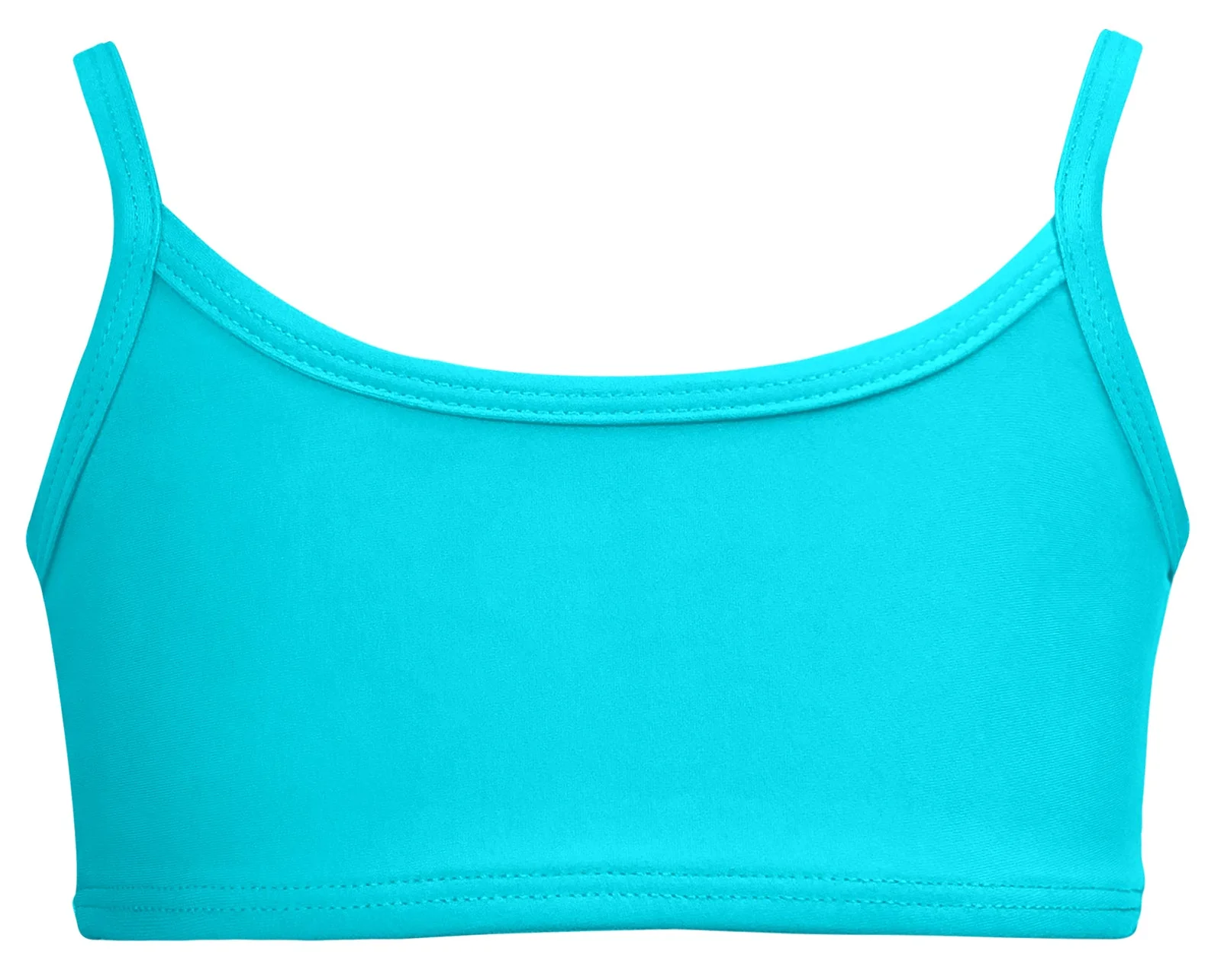 Girls UPF 50+ Bikini Swim Top  | Turquoise - Drispect