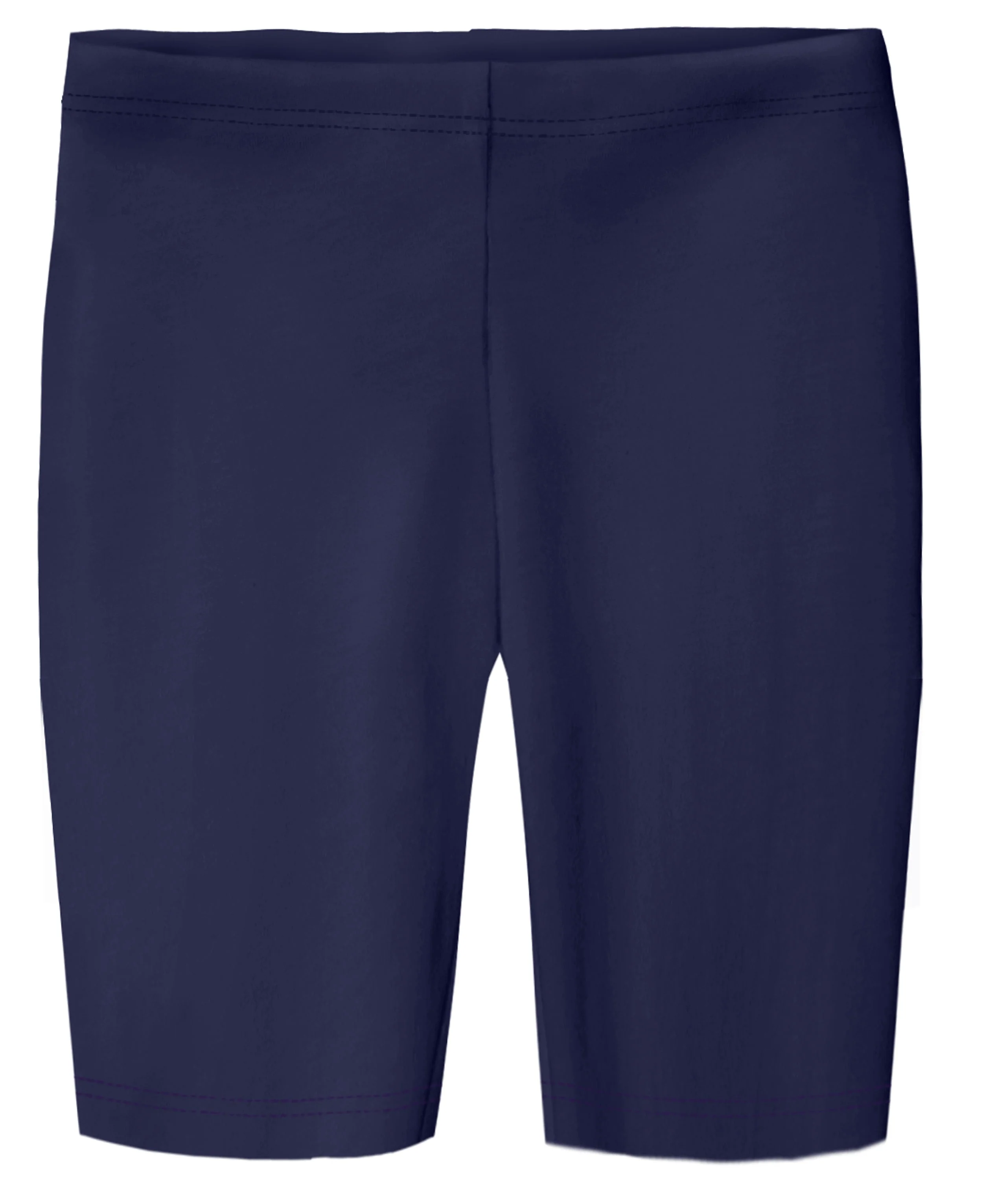 Girls Soft Cotton Long Bike Shorts | Navy - Drispect