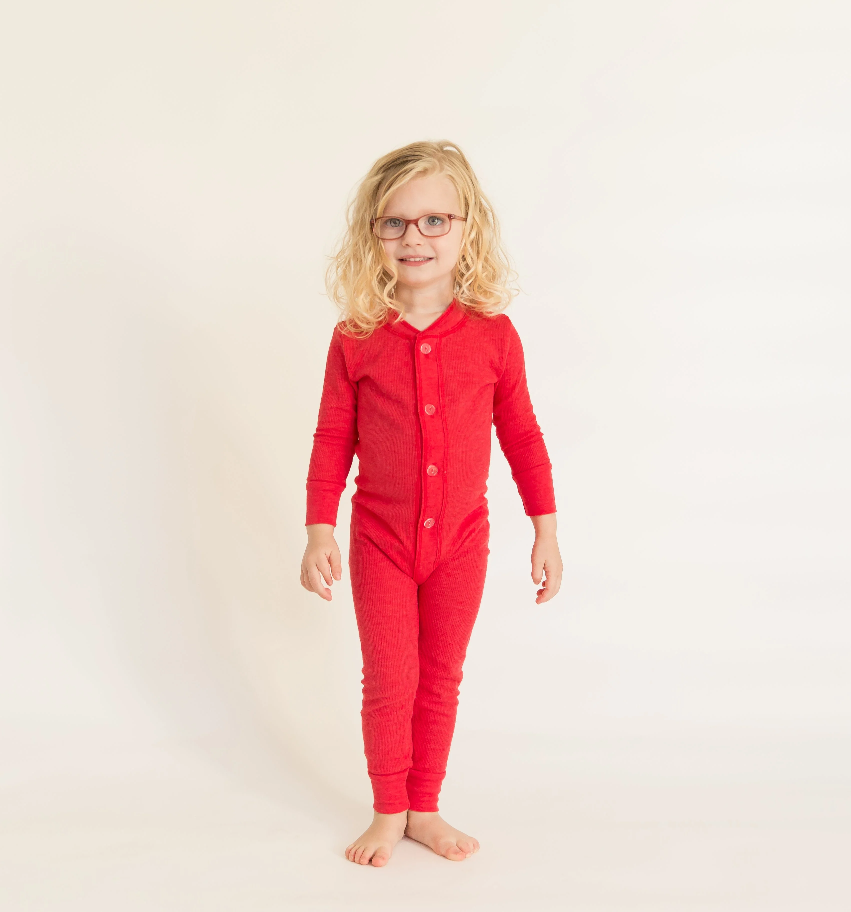 Boys and Girls Soft & Cozy Thermal One- Piece Union Suit  | Hot Pink - Drispect