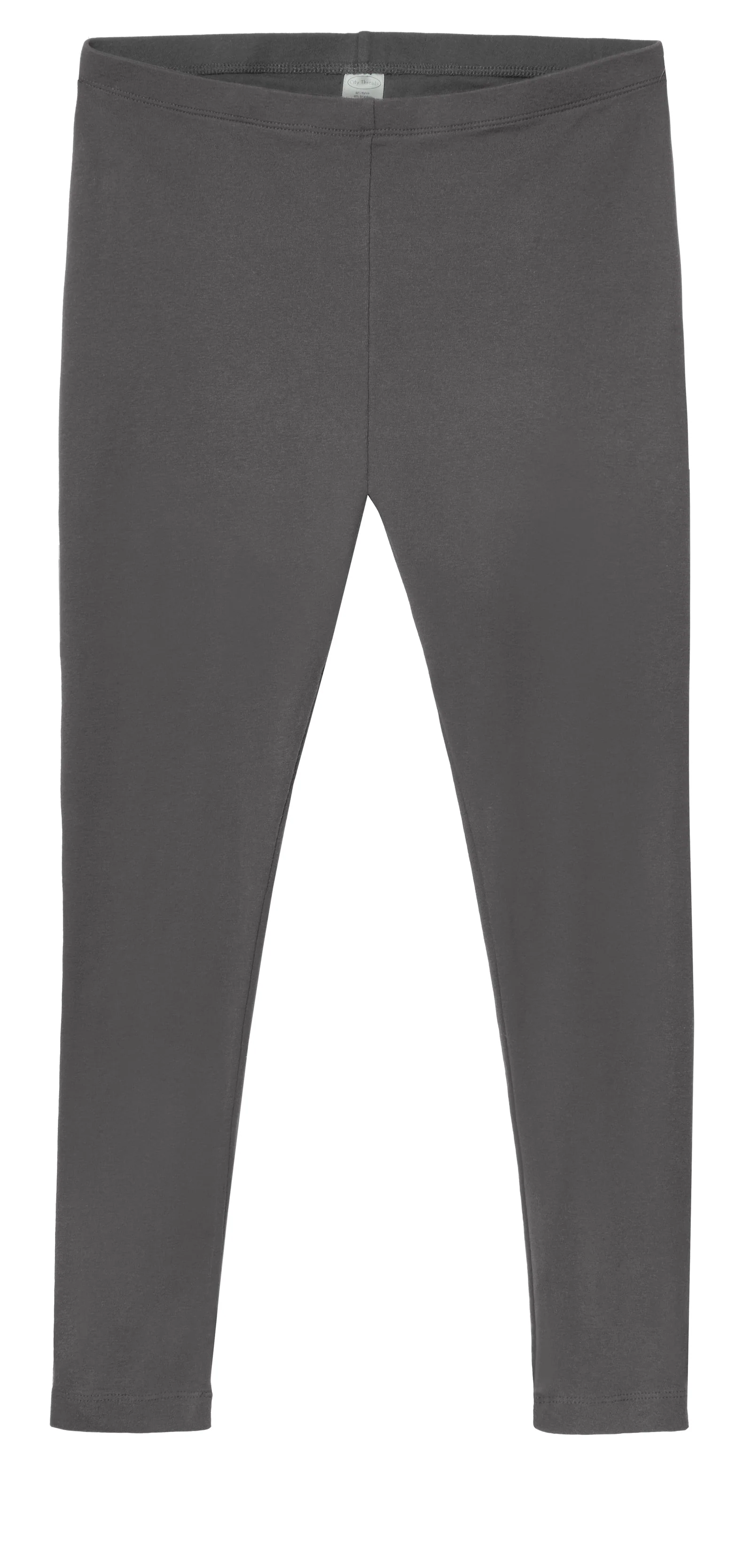 Women's Soft 100% Cotton Petite Leggings | Charcoal - Drispect