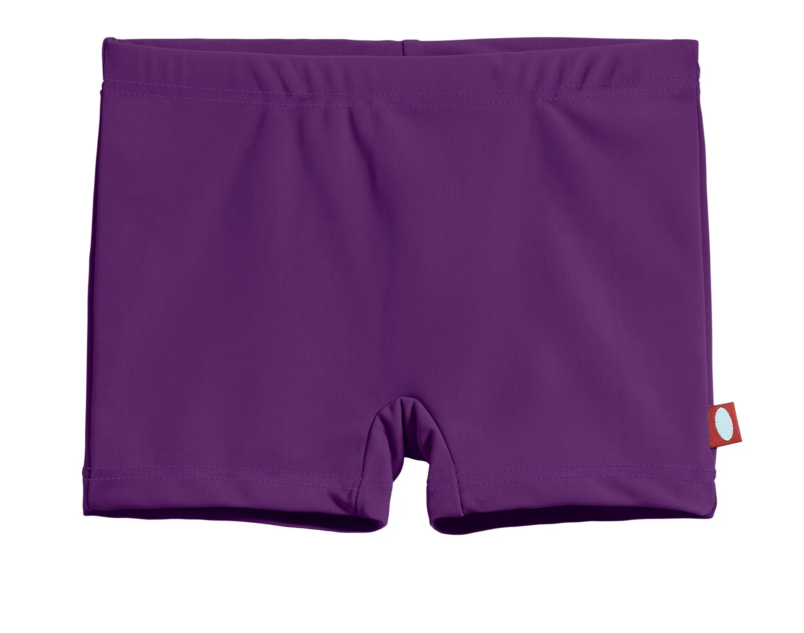 Girls Recycled Nylon UPF 50+ Swim Boy Shorts | Plum - Drispect