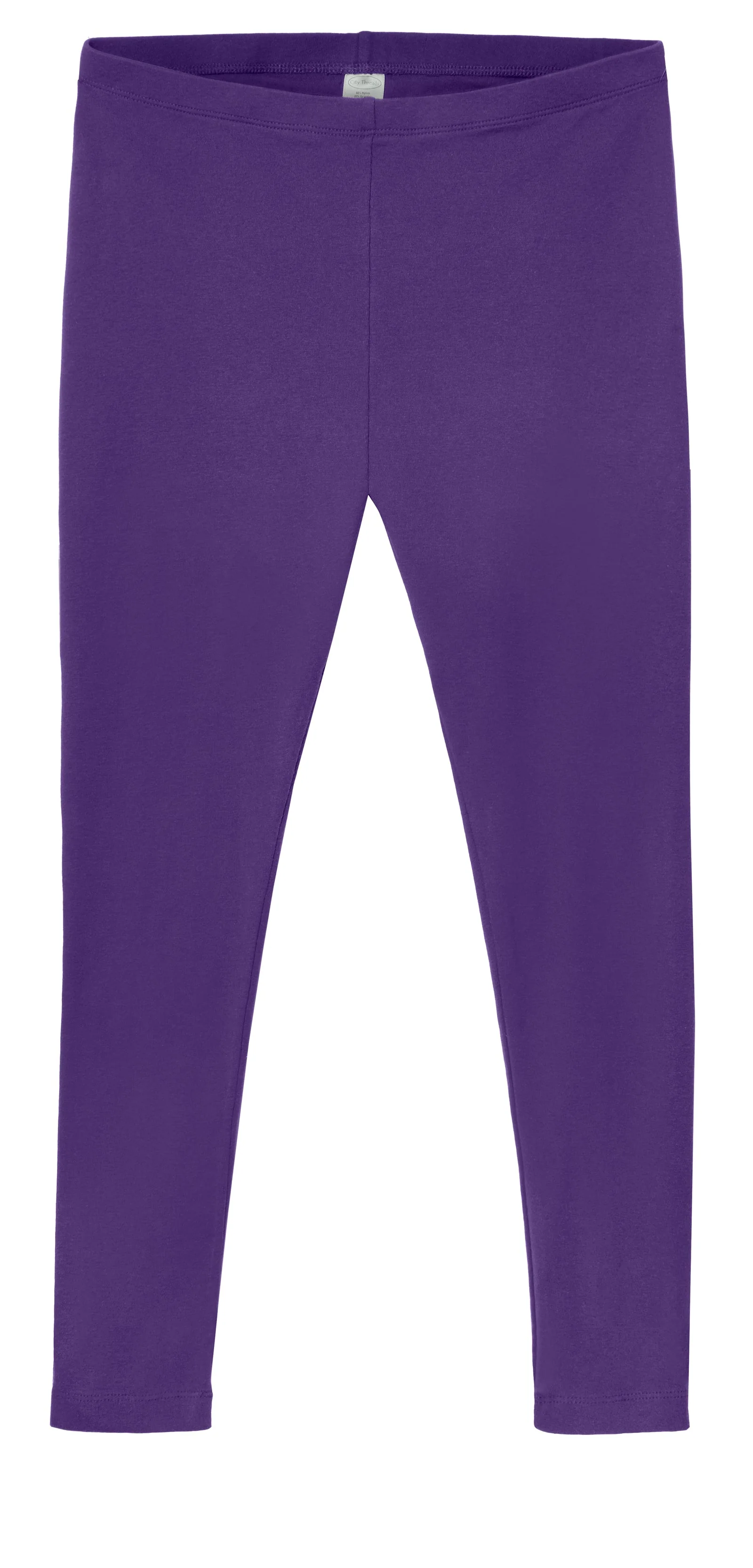 Women's Soft 100% Cotton Petite Leggings | Purple - Drispect