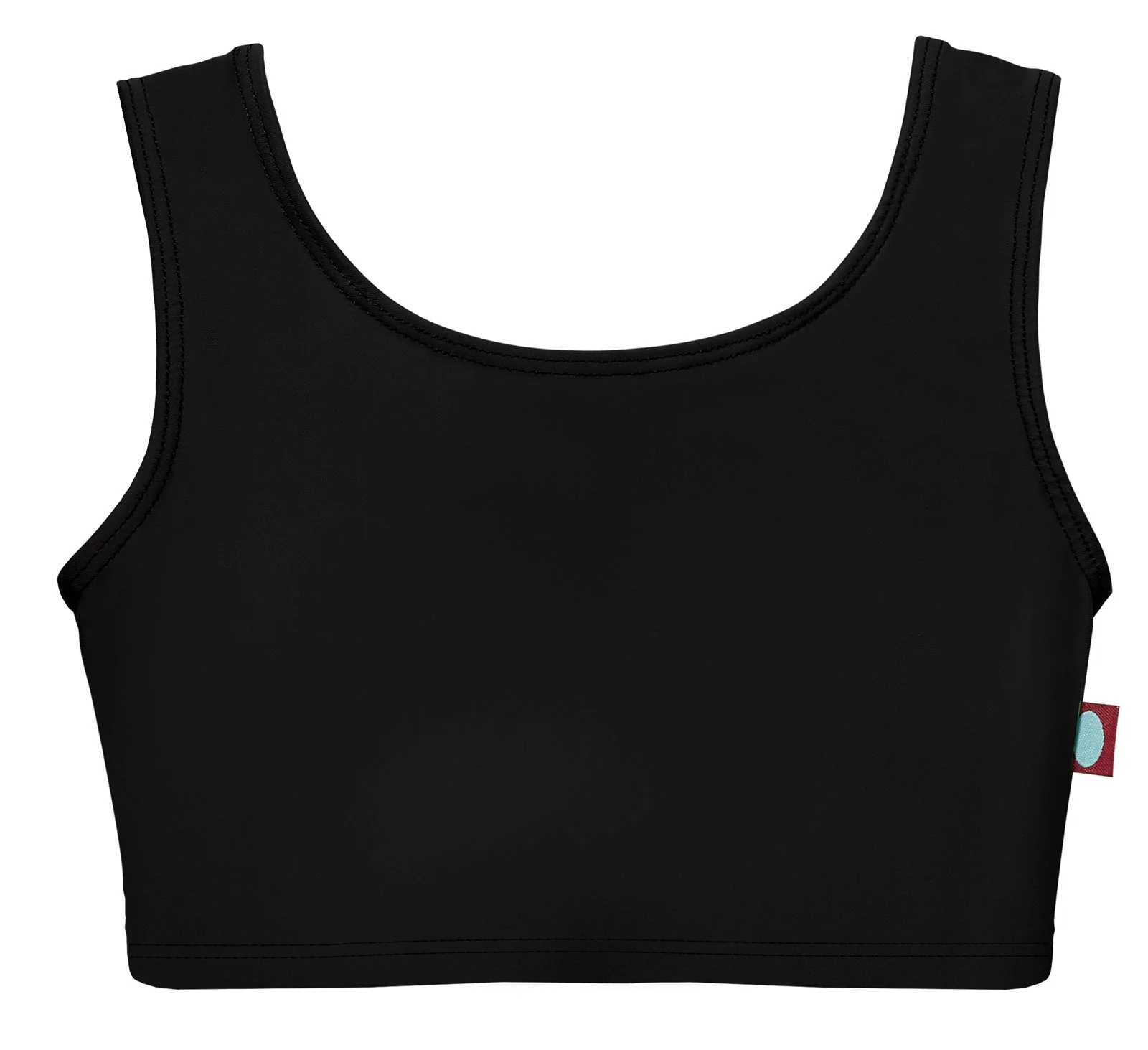 Girls UPF 50+ Bikini Swim Tank | Black - Drispect