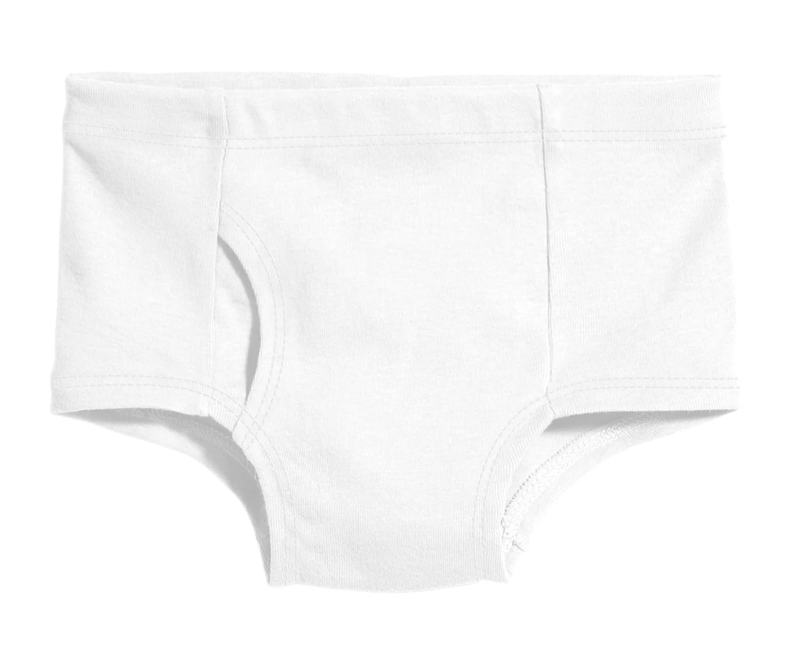 Boys Organic Cotton Brief | White - Drispect