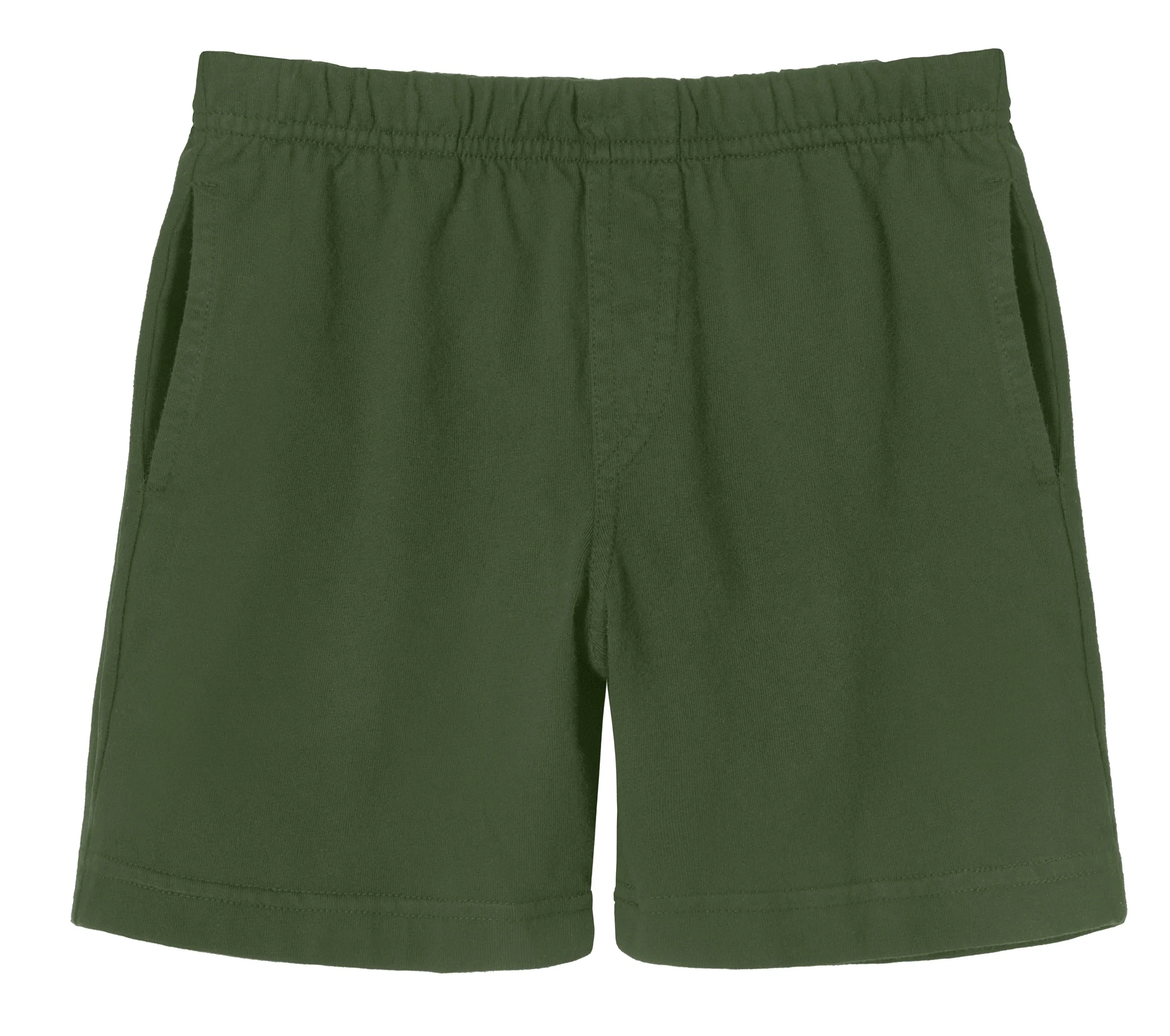 Boys Soft Cotton UPF 50+ Above-Knee Side Pocket Shorts | Turtle - Drispect