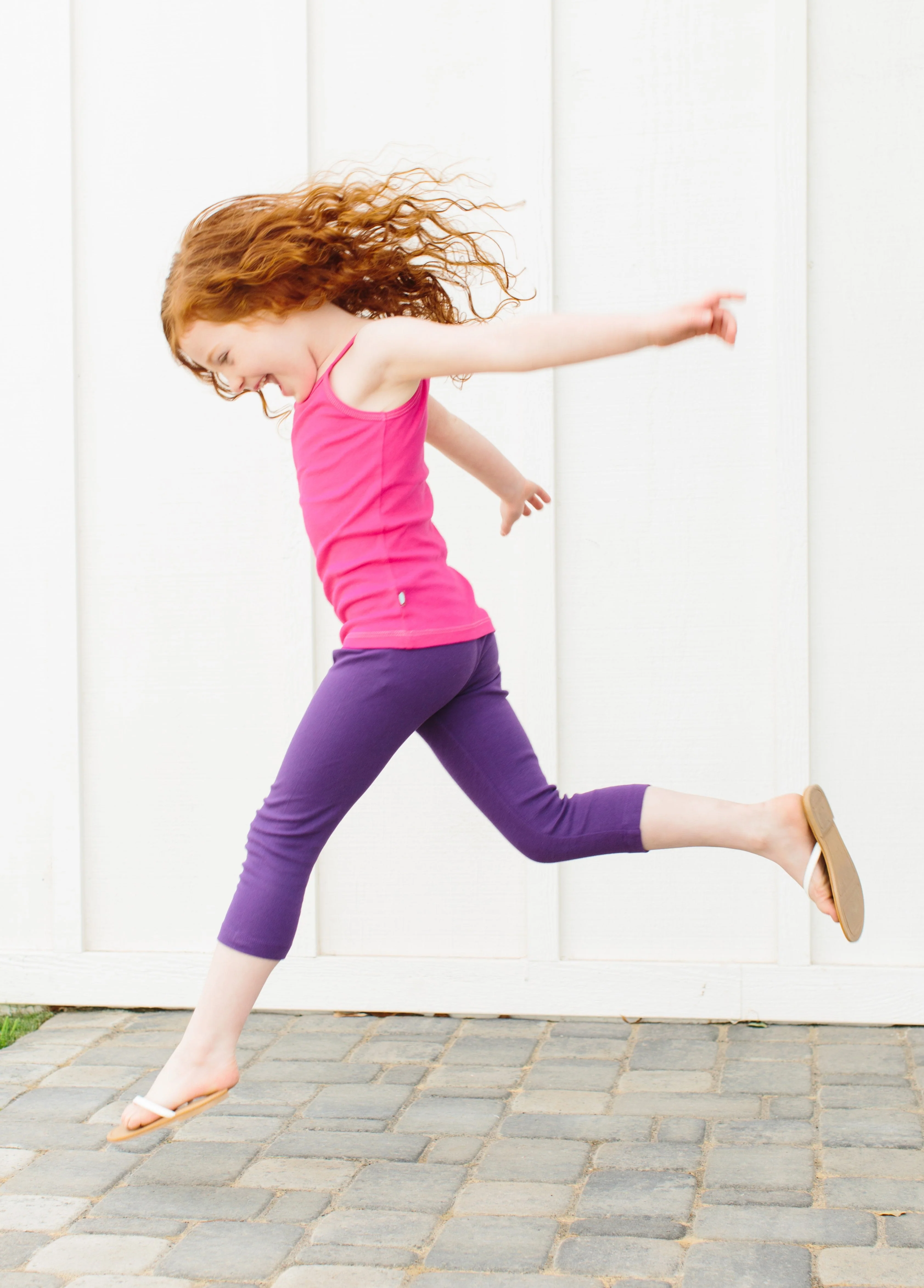 Girls Soft 100% Cotton Capri Leggings | Black - Drispect