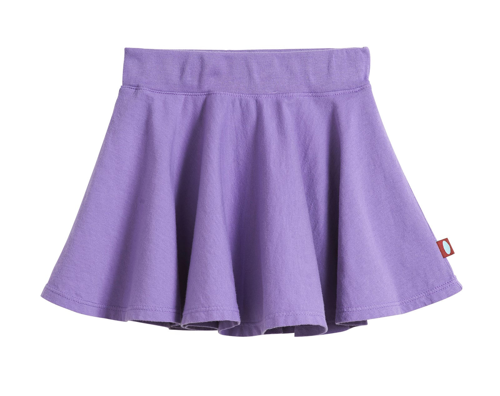 Girls Soft Cotton Jersey Twirly Skirt | Deep Purple - Drispect