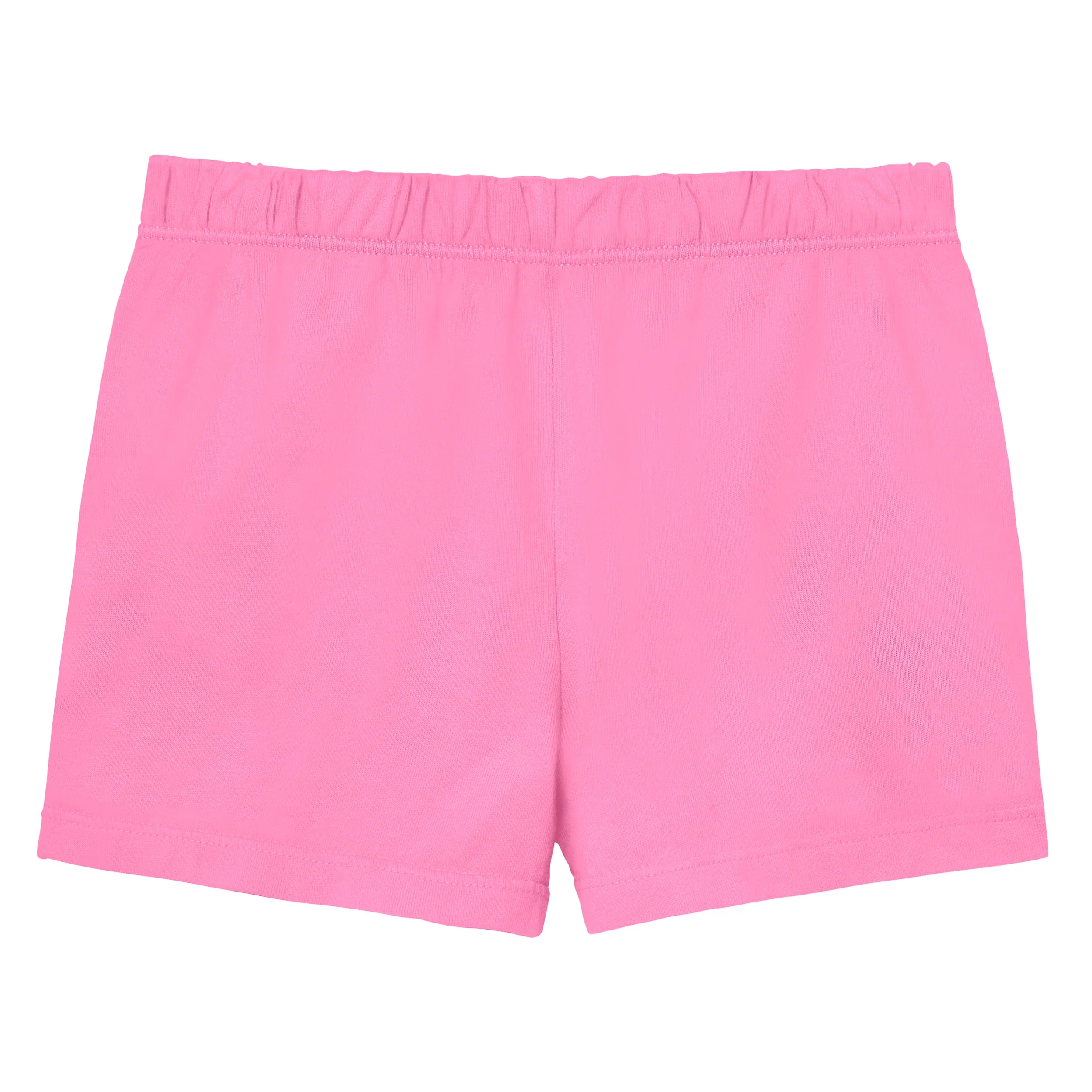 Girls Soft Cotton UPF 50+ Jersey Pocket Shorts | Medium Pink - Drispect
