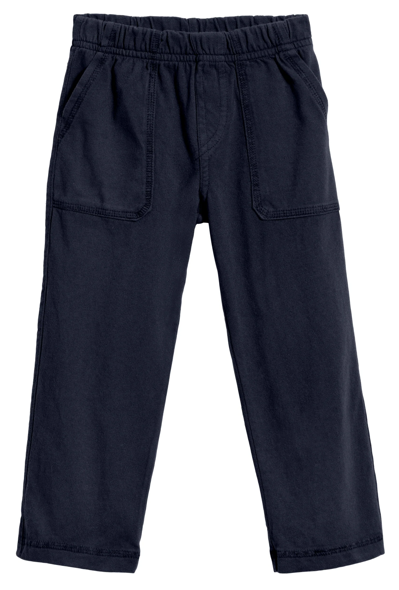 Boys Soft Cotton 3-Pocket Jersey Pants - UPF 50+ | Dark Navy Blue - Drispect