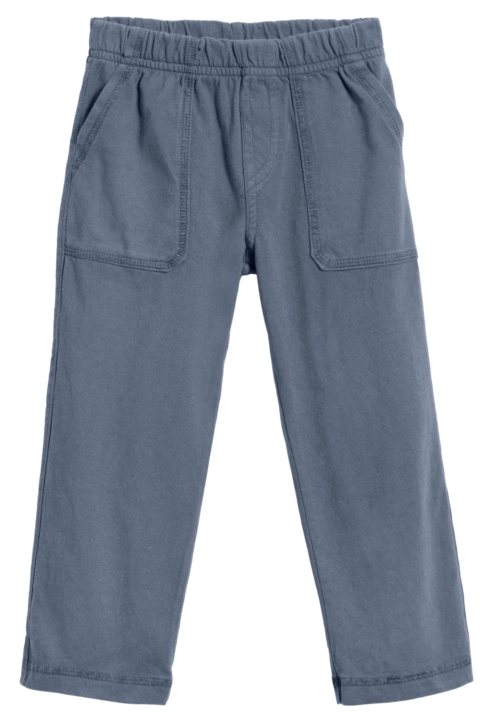 Boys Soft Cotton 3-Pocket Jersey Pants - UPF 50+ | Concrete - Drispect