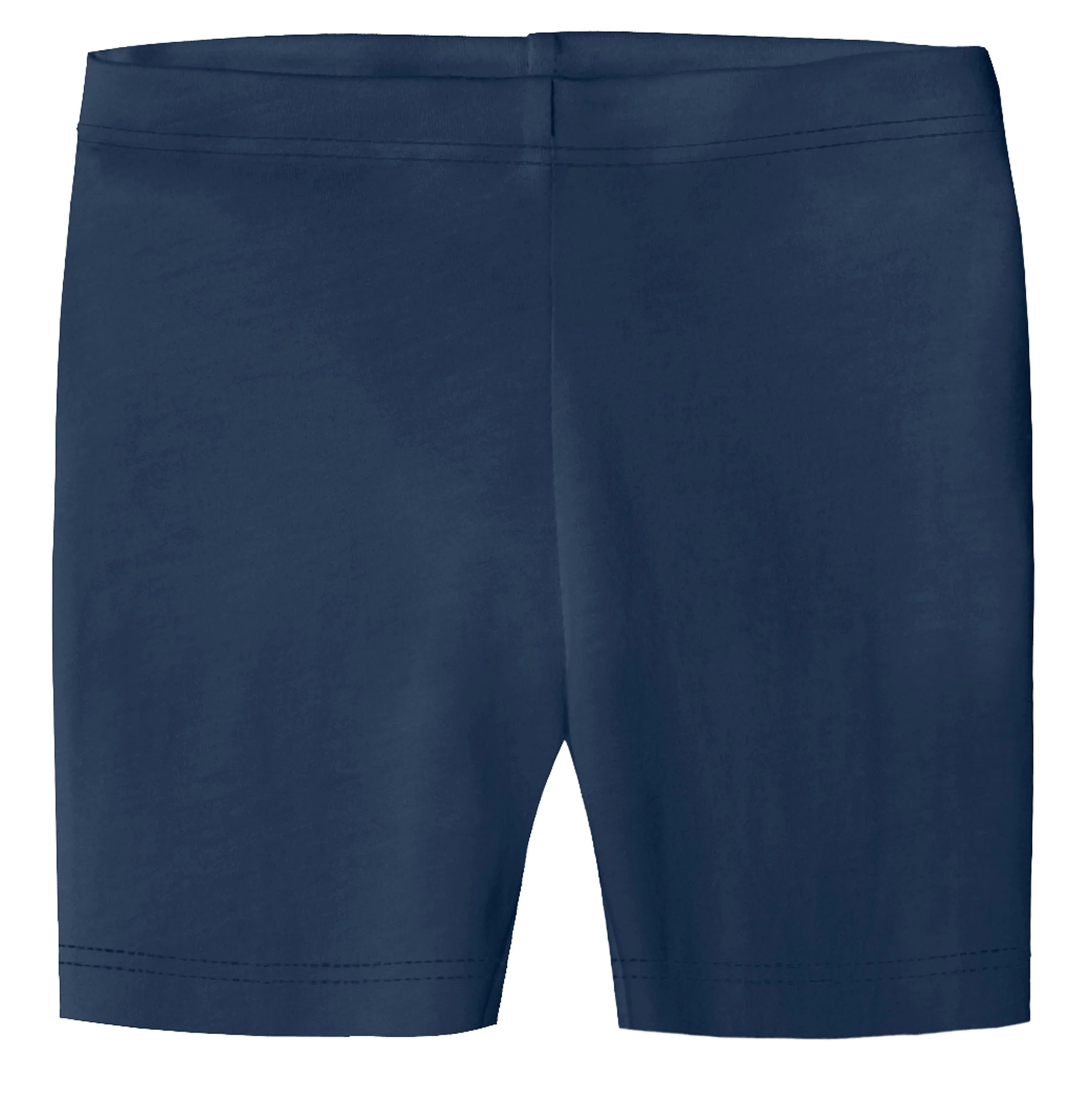 Girls Soft Organic Cotton Bike Shorts | Midnight Blue - Drispect