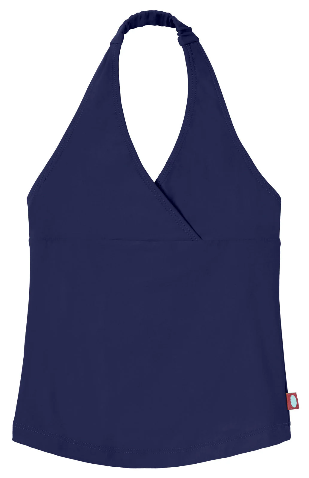 Girls UPF 50+ Swim Halter Top | Navy - Drispect