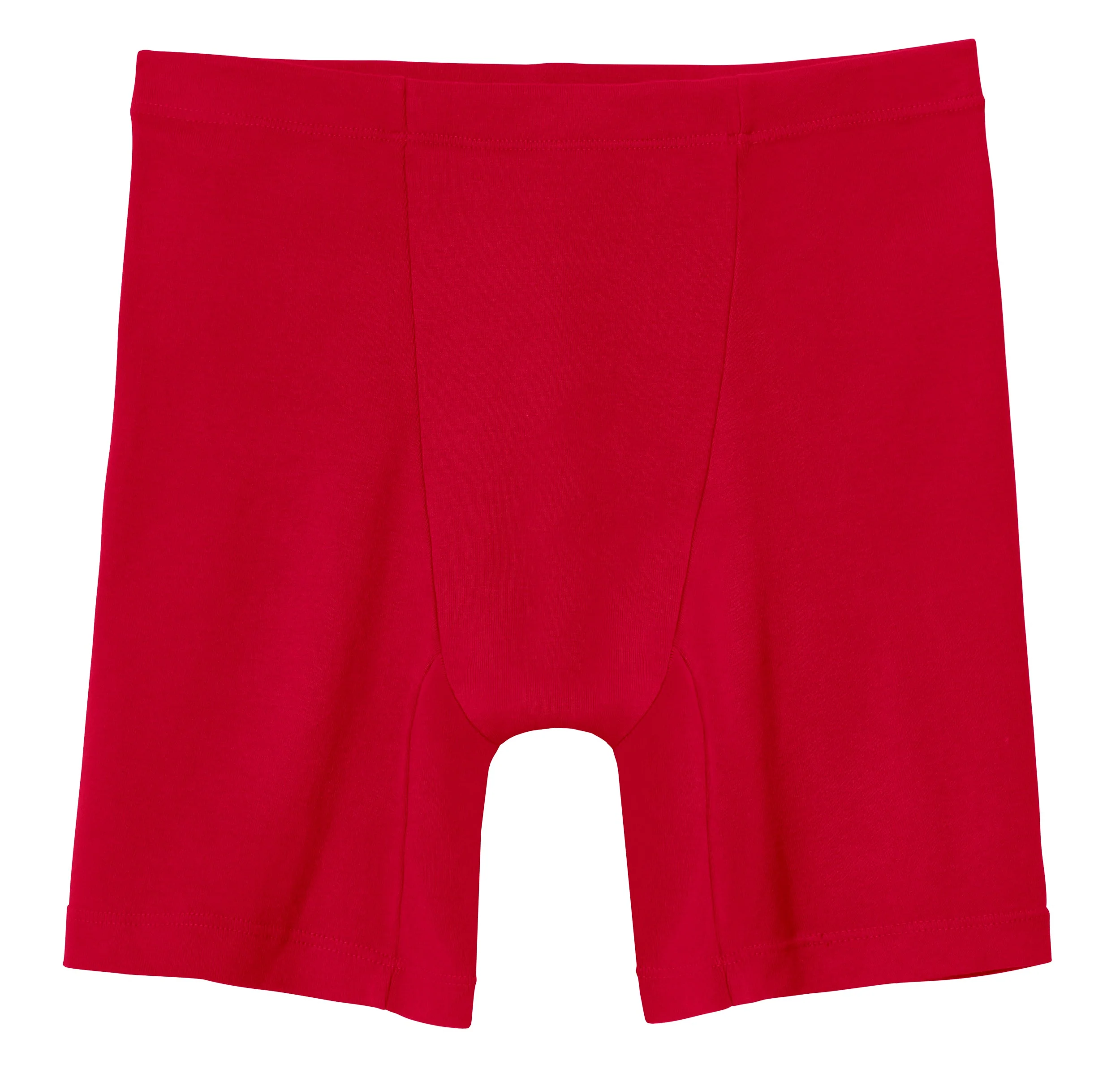 Boys Soft Organic Cotton Athletic Boxer Brief| Red - Drispect