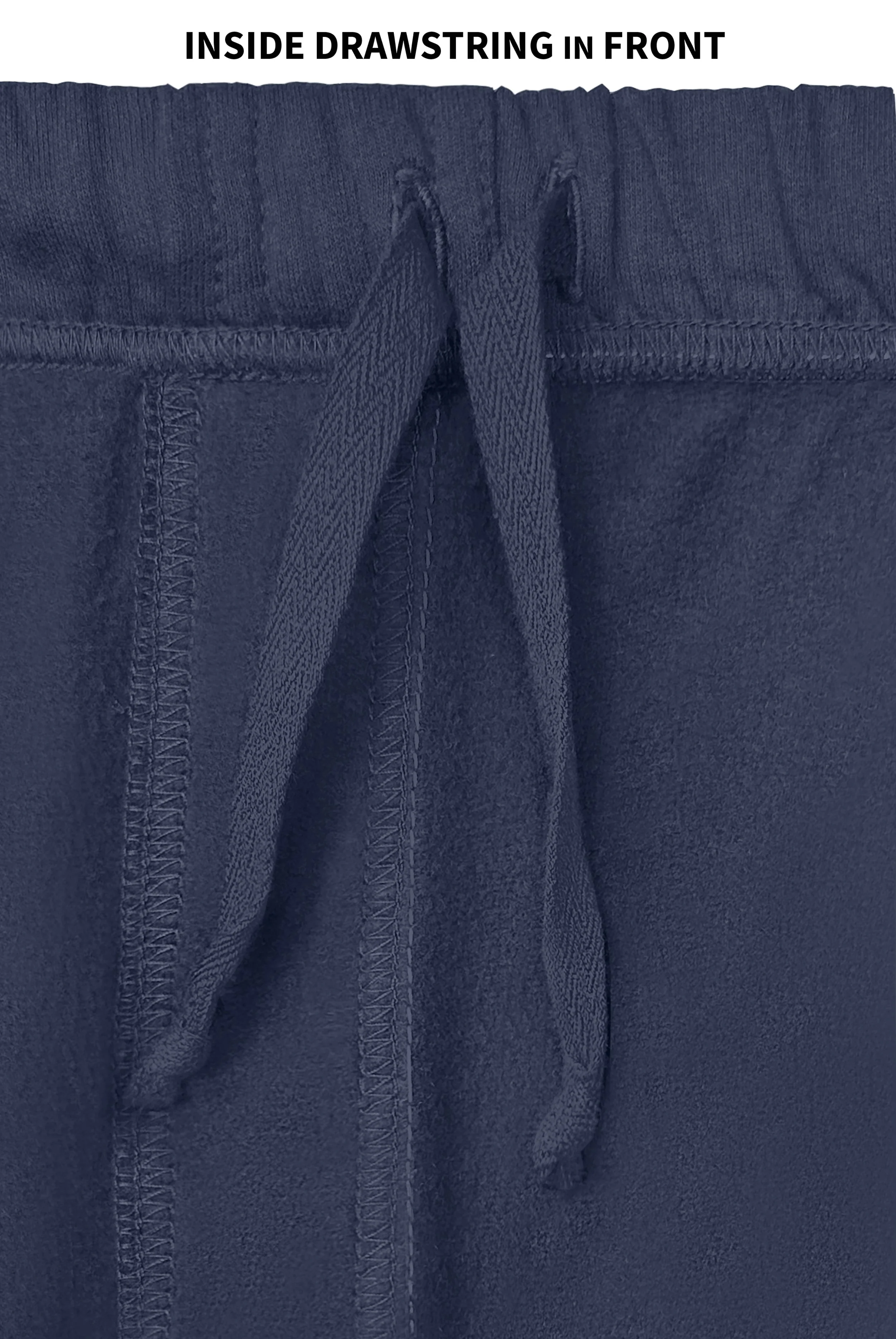 The Softest Mens Cotton Fleece Pant | Midnight - Drispect