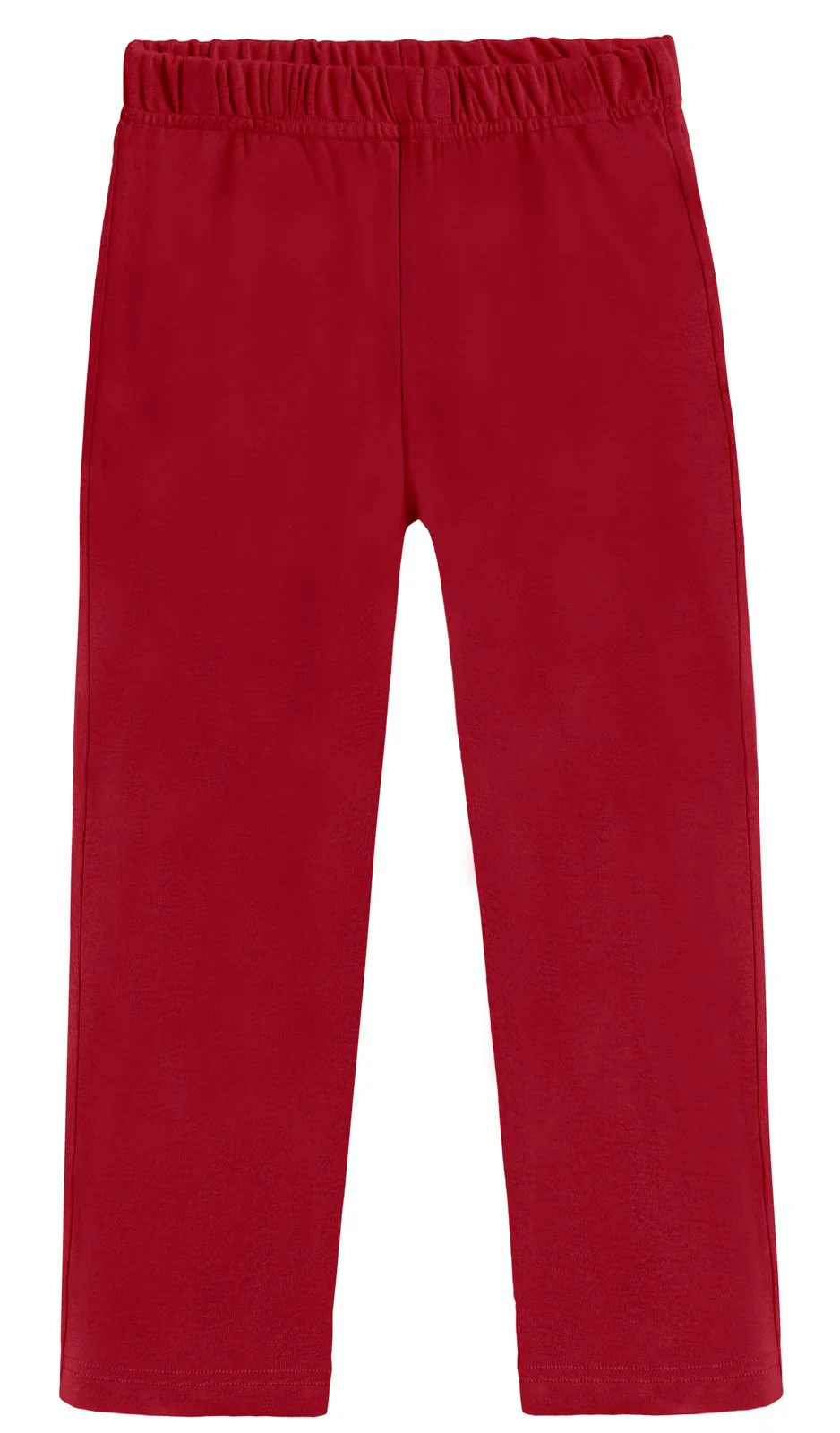 Boys Soft Cotton Athletic Pants - UPF 50+ | Red - Drispect