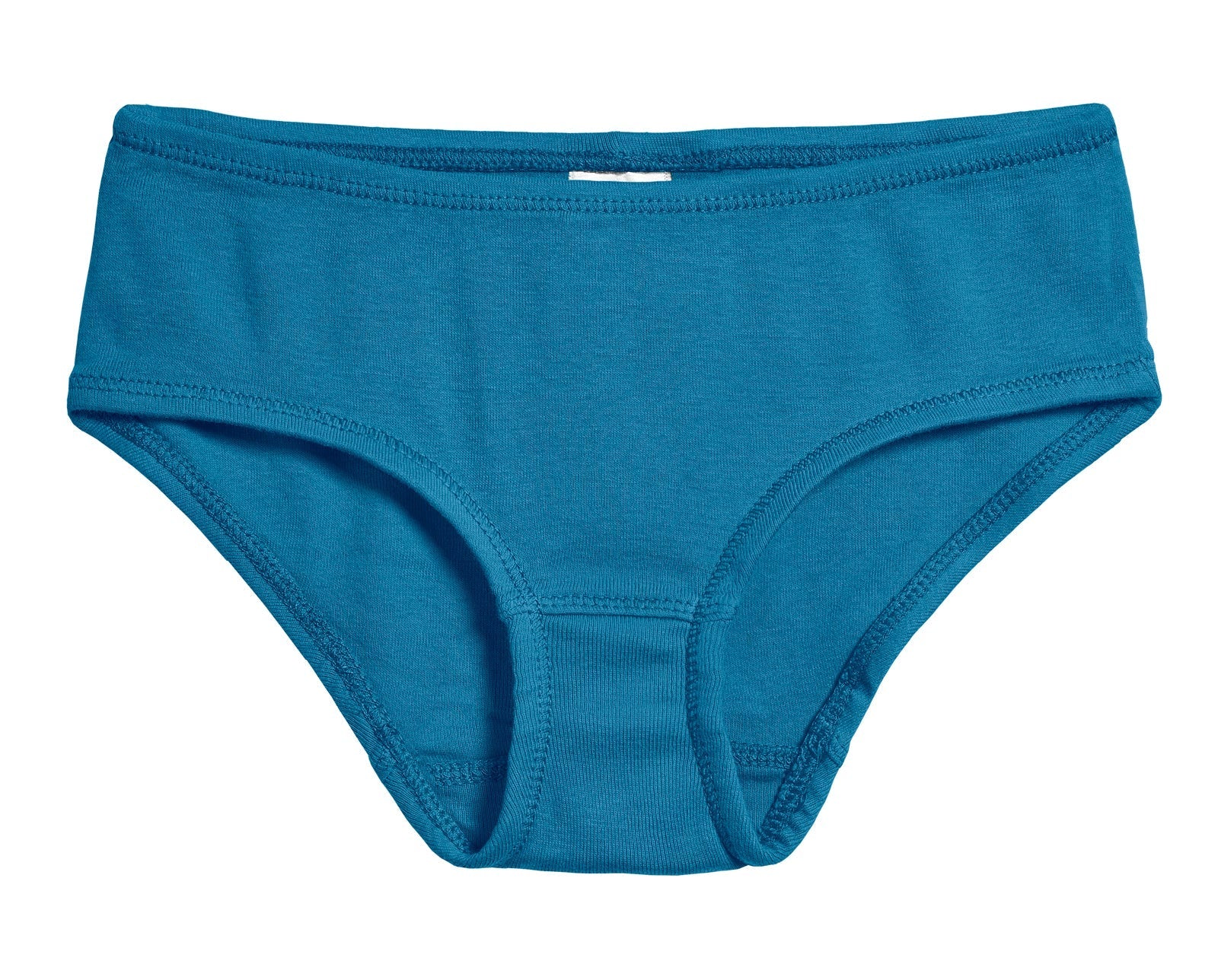 Girls Organic Cotton Brief | Teal - Drispect
