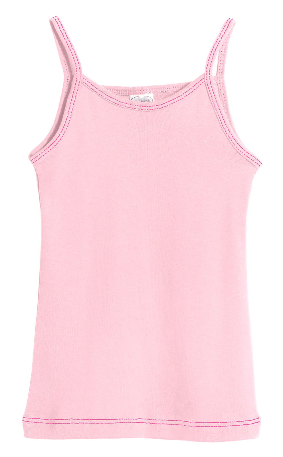 Girls Soft Cotton Camisole | Pink - Drispect