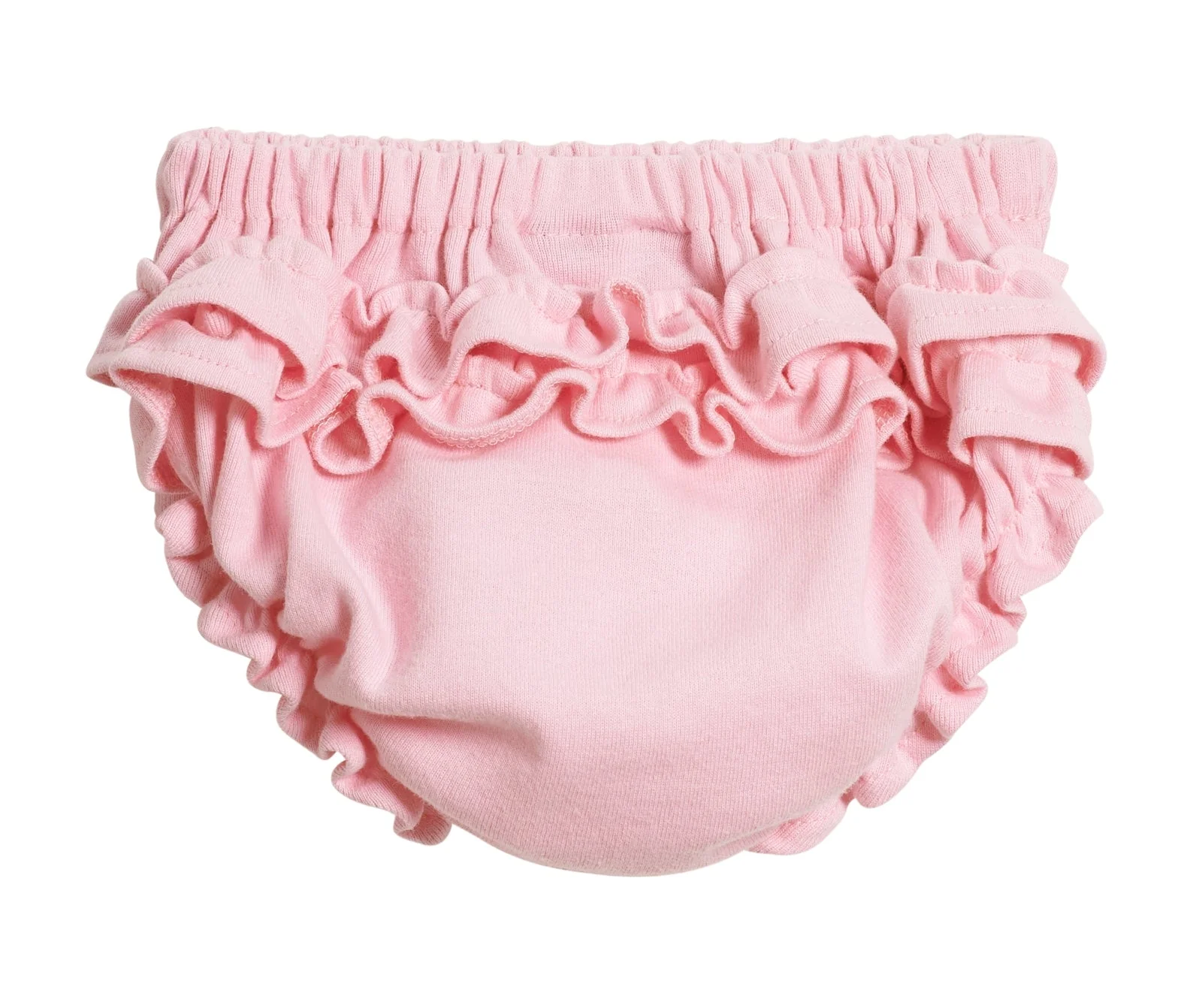 Girls Soft Cotton Ruffle Diaper Cover | Pink - Drispect