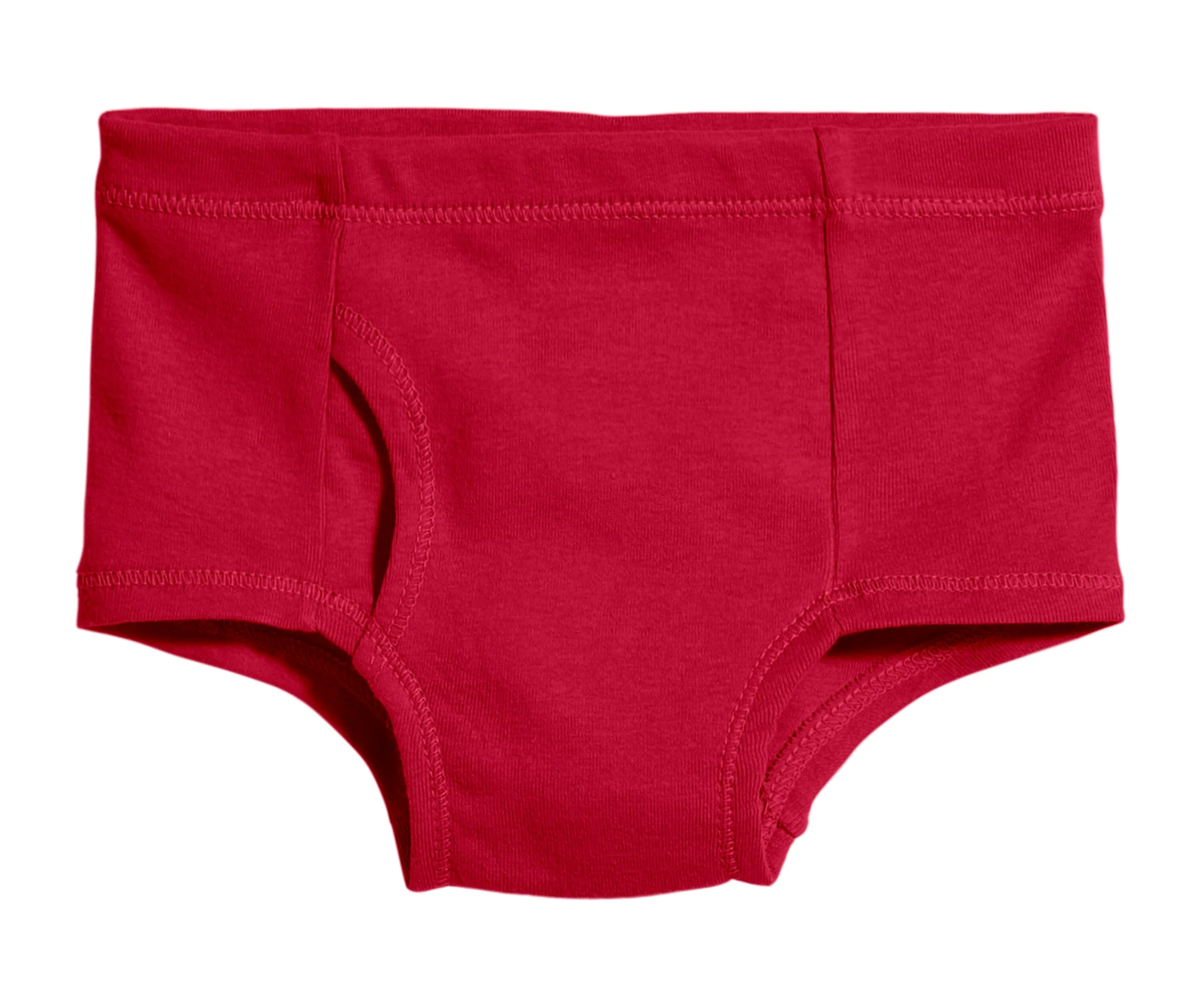 Boys Organic Cotton Brief | Red - Drispect