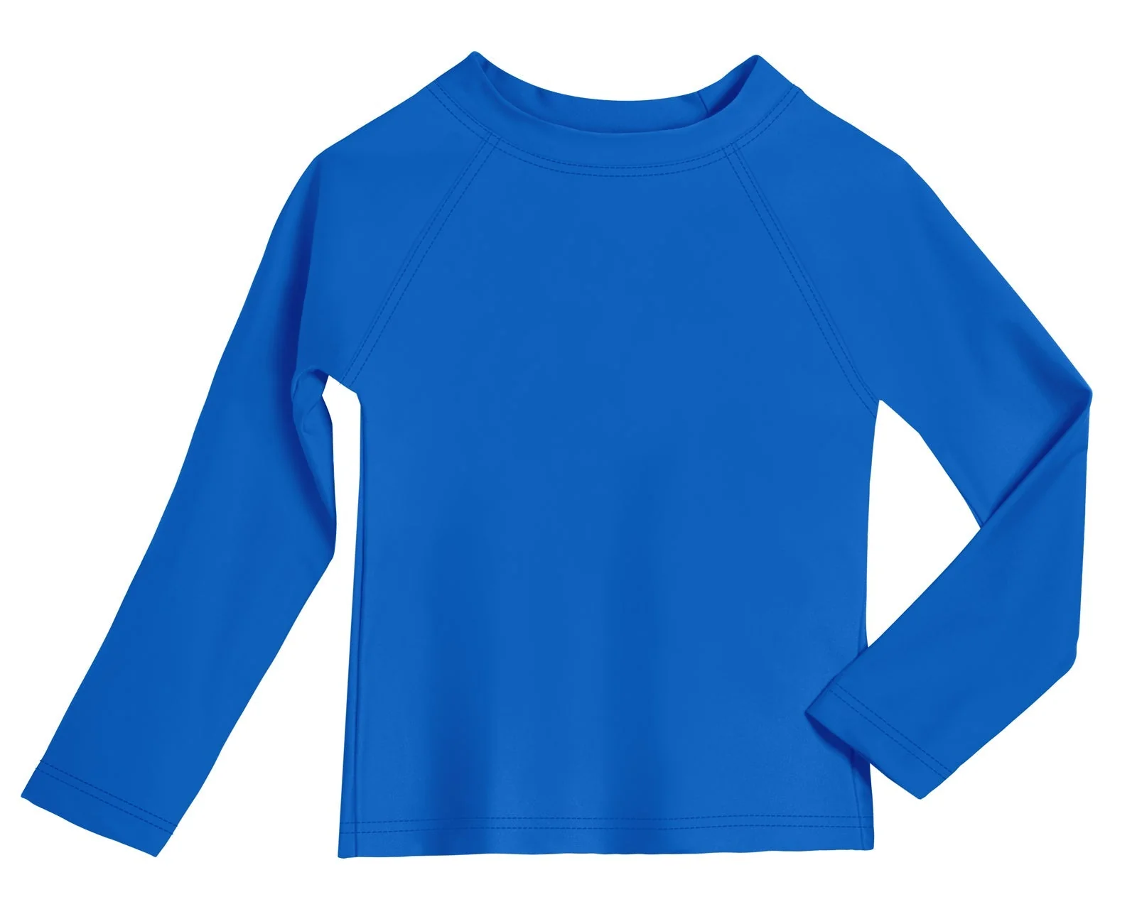 Boys UPF 50+ Recycled Nylon Long Sleeve Rashguard | Royal Blue - Drispect
