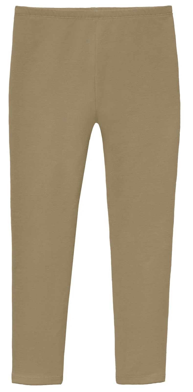 Soft Fleece Stretch Leggings| Dark Khaki - Drispect