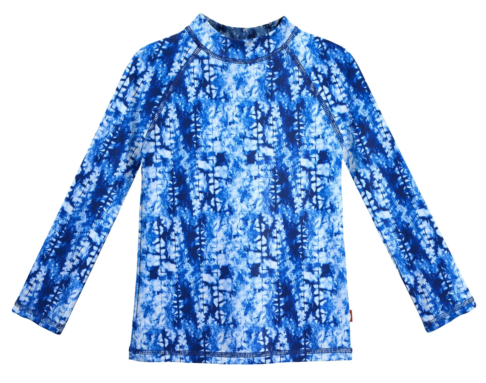 Girls UPF 50+ Printed Long Sleeve Rashguard | Water Cascade - Drispect
