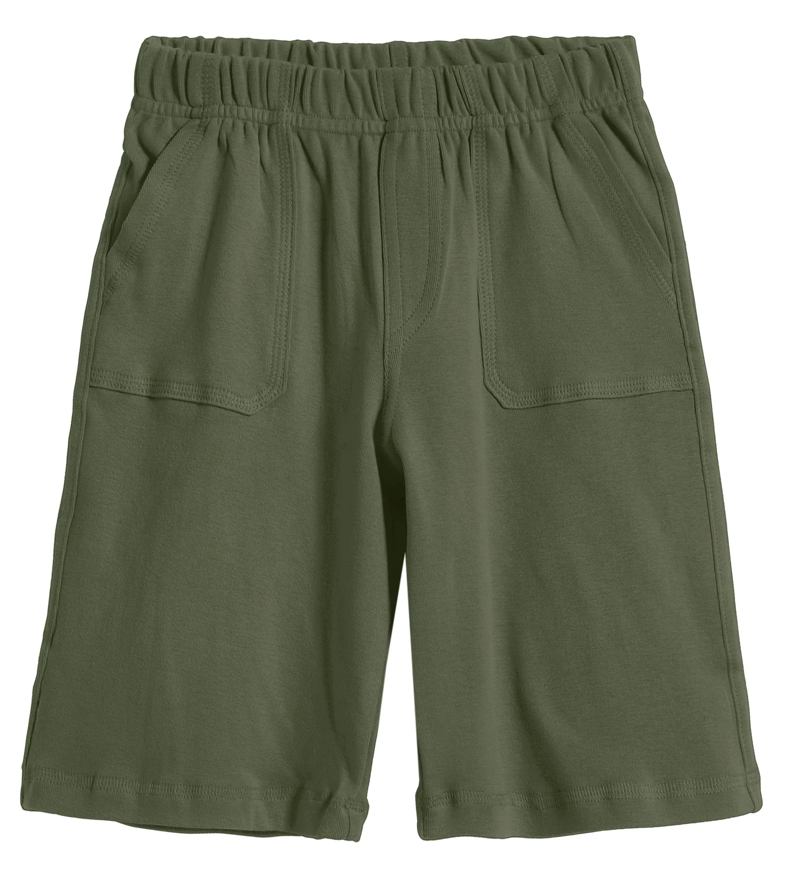 Boys Soft Cotton UPF 50+ 3 -Pocket Jersey Shorts | Turtle - Drispect