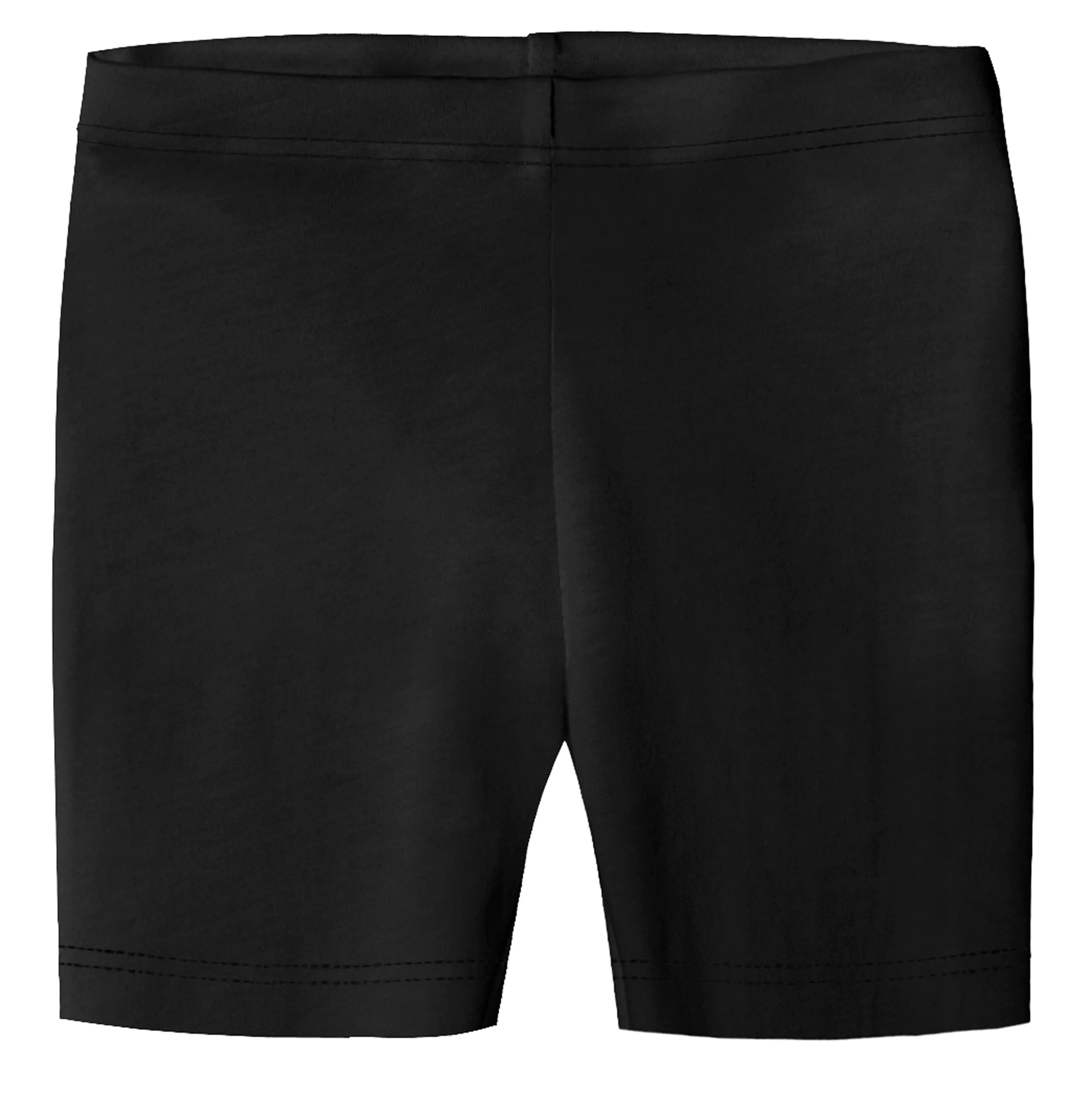Girls Soft Organic Cotton Bike Shorts | Black - Drispect