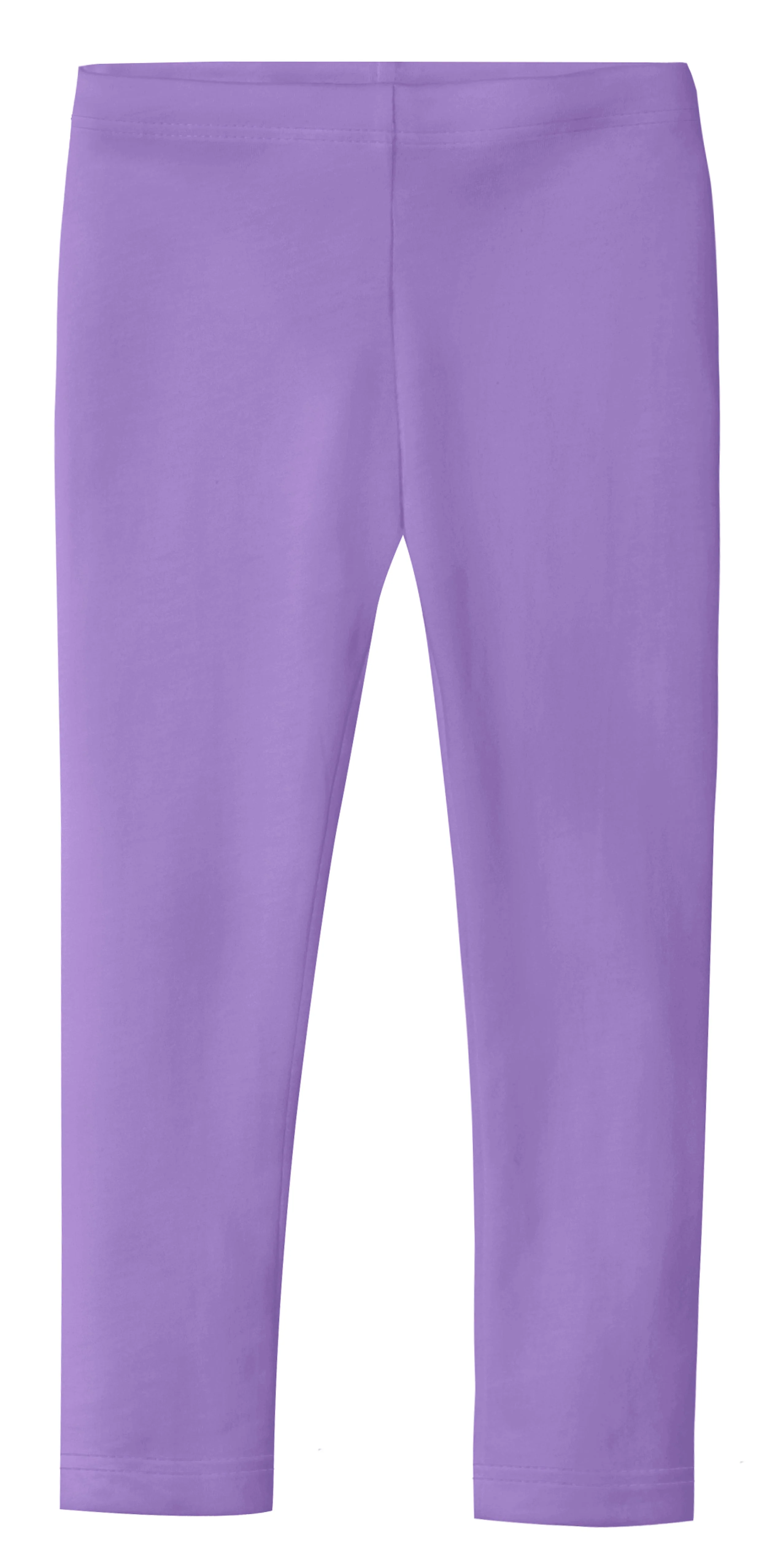 Girls Soft Organic Cotton Leggings | Deep Purple - Drispect