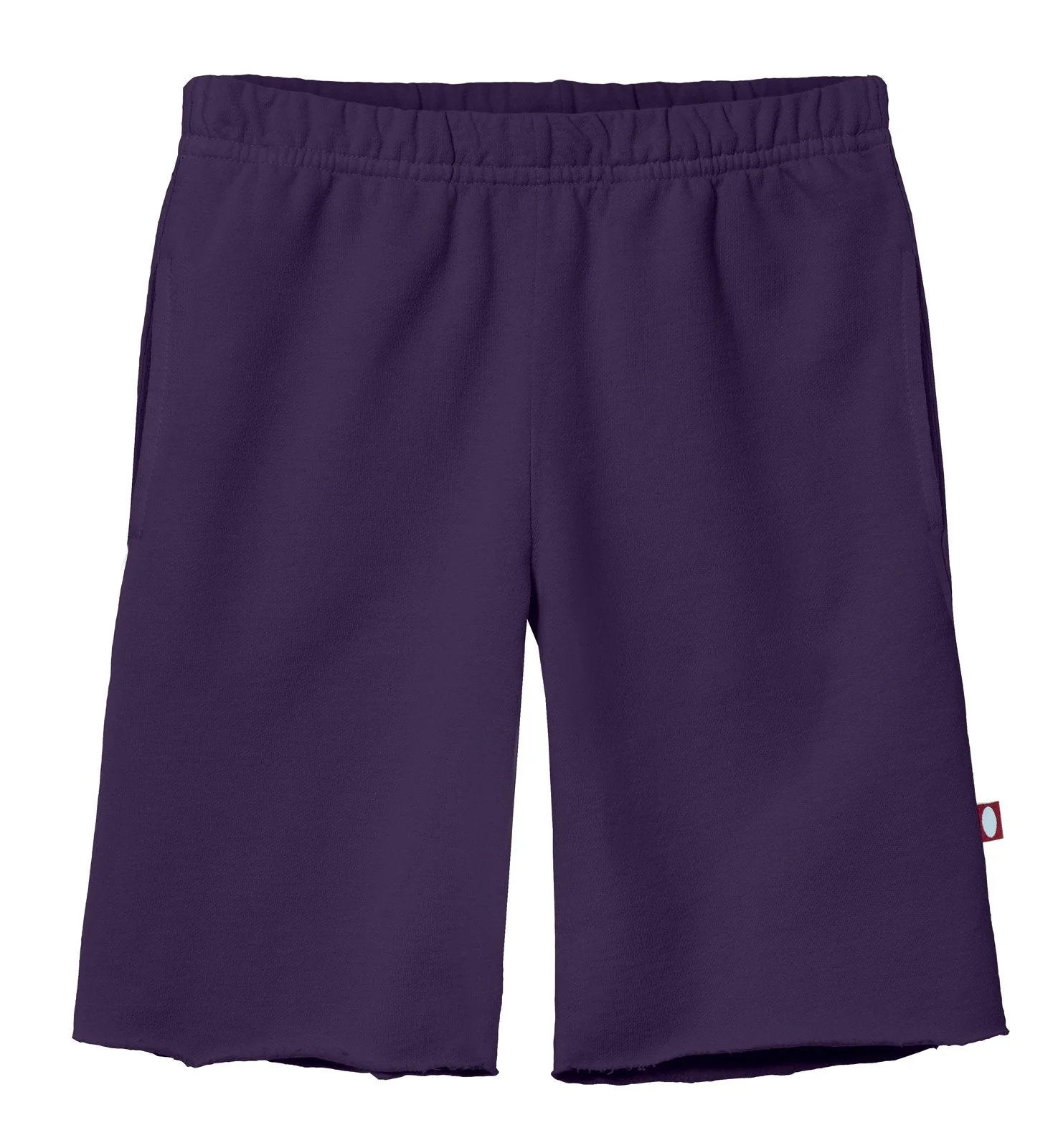 Boys Amazingly Soft Cotton Lightweight Fleece Shorts | Purple - Drispect