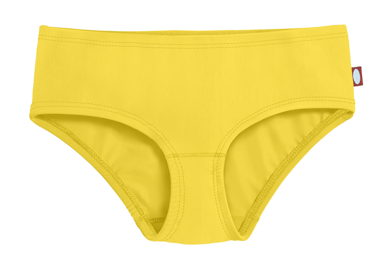 Girls Recycled Nylon UPF 50+ Swim Brief | Yellow - Drispect