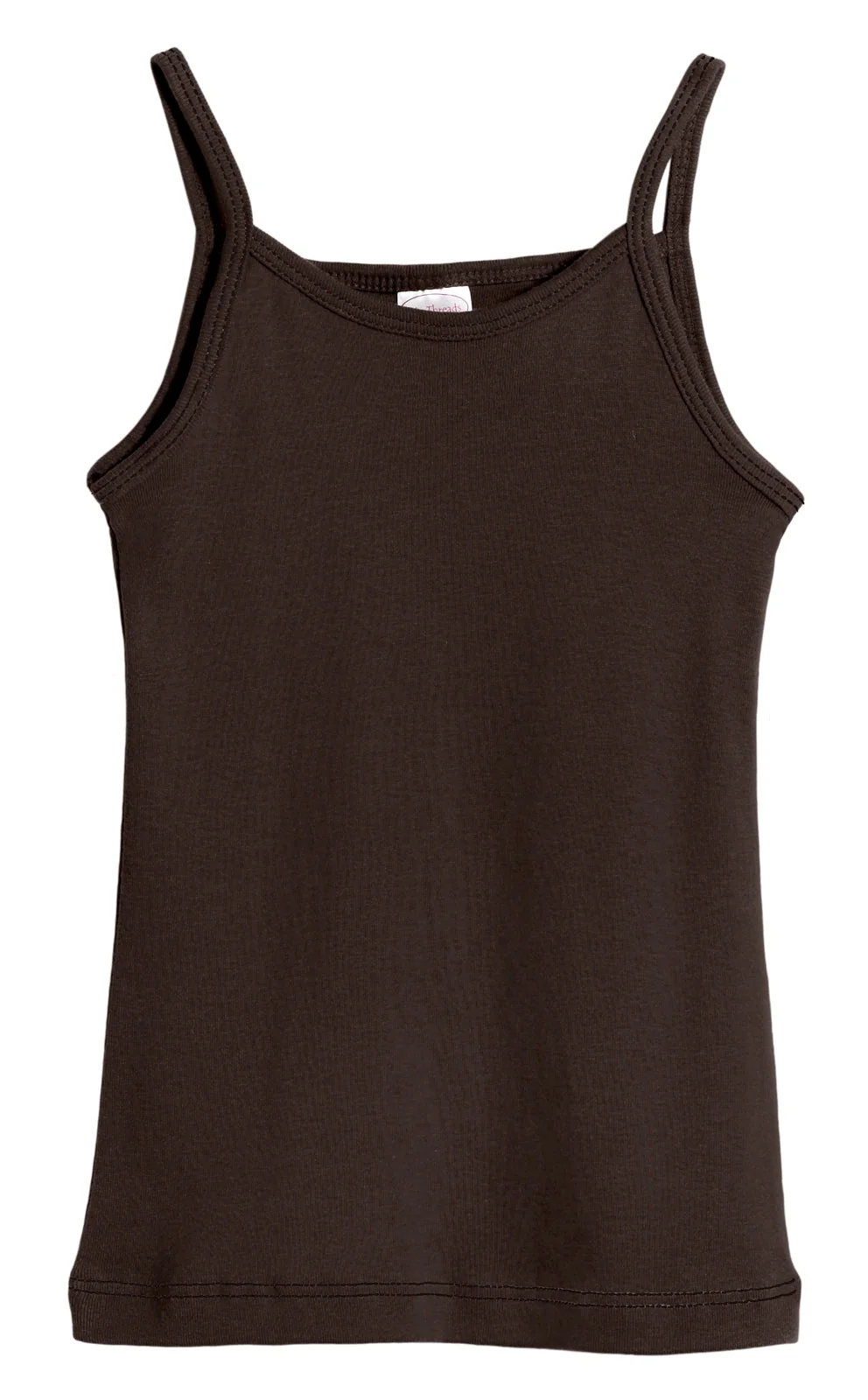 Girls Soft Cotton Camisole | Chocolate - Drispect