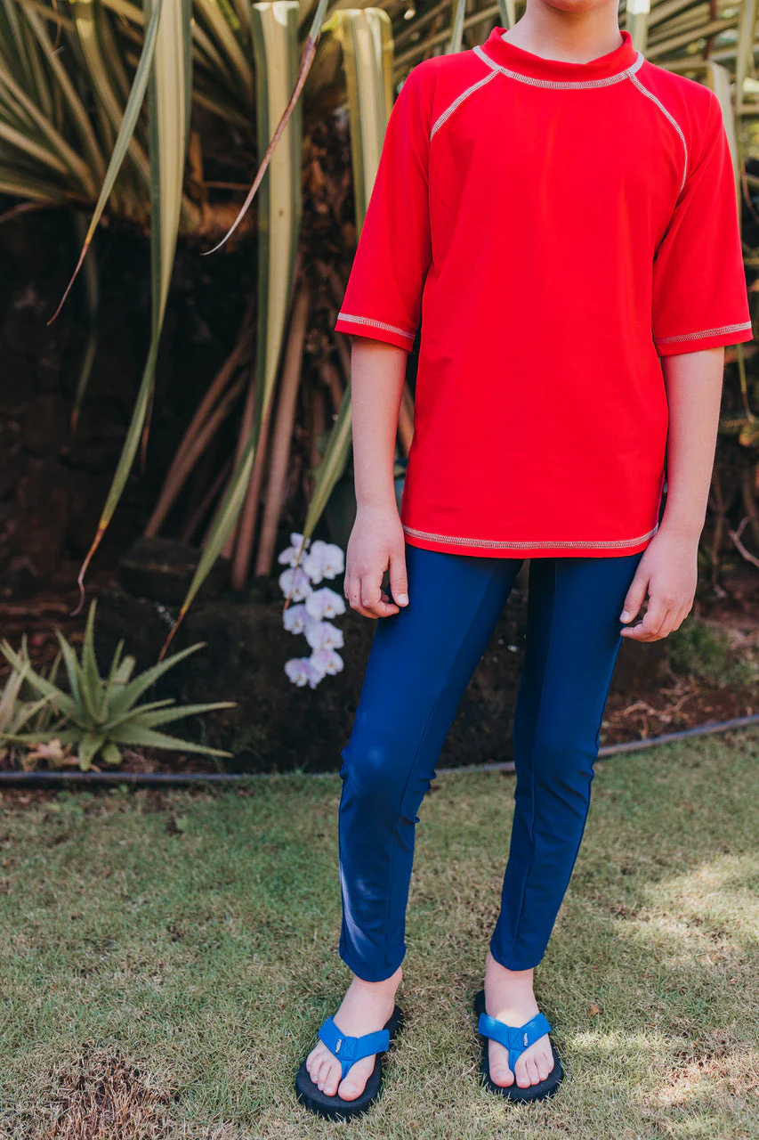 Unisex UPF 50+ Swim Leggings | Navy - Drispect