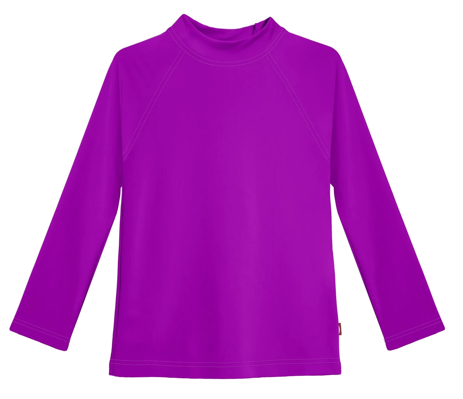 Girls Recycled Nylon UPF 50+ Long Sleeve Rashguard | Fuchsia - Drispect
