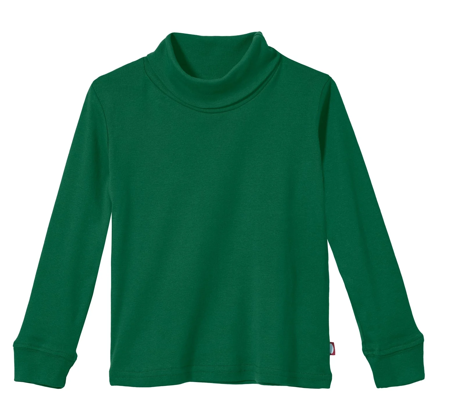 Boys and Girls Soft Cotton Turtleneck  | Forest Green - Drispect