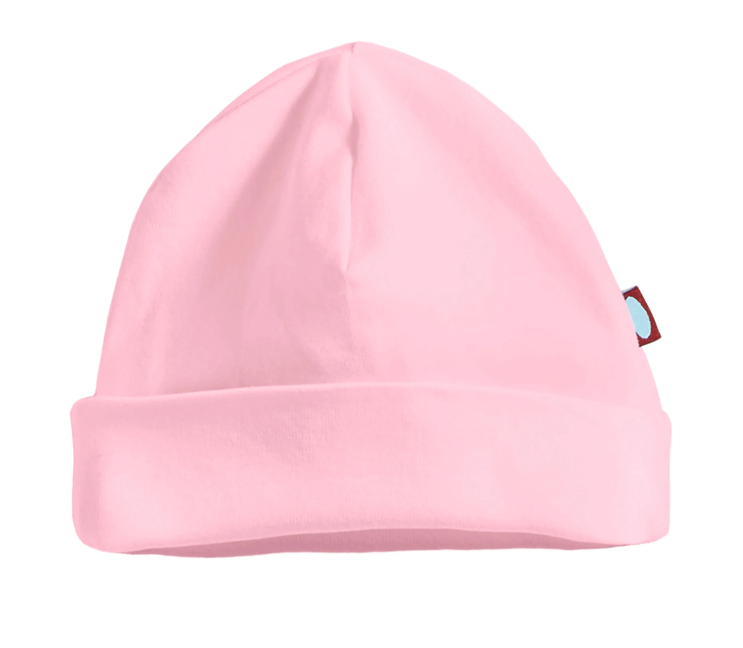 Super-Soft Organic Cotton Baby Rib Beanie Hat| Bright Light Pink - Drispect
