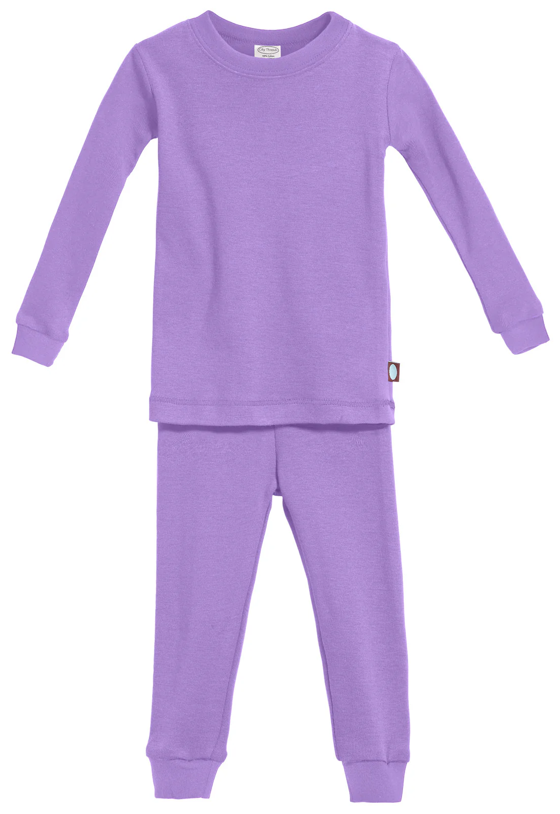Boys and Girls Soft Organic Cotton Snug Fit Pajama Sets   | Deep Purple - Drispect