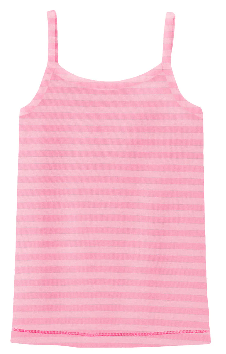 Girls Camisole - Stripes | Pink - Drispect