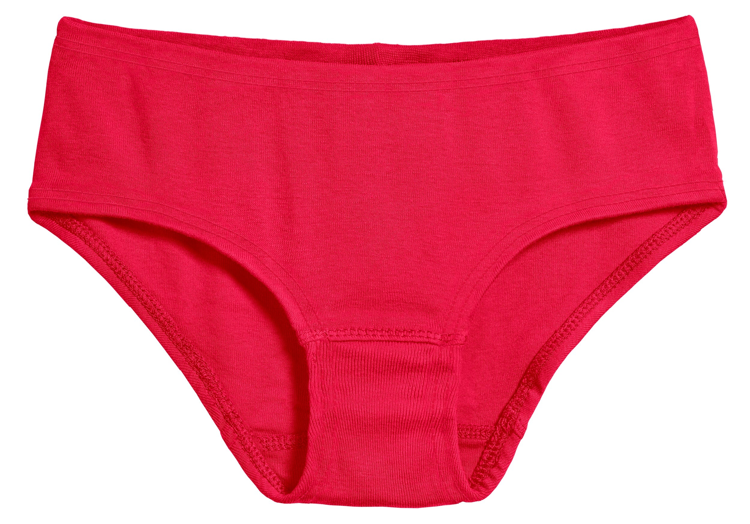 Girls Organic Cotton Brief | Candy Apple - Drispect