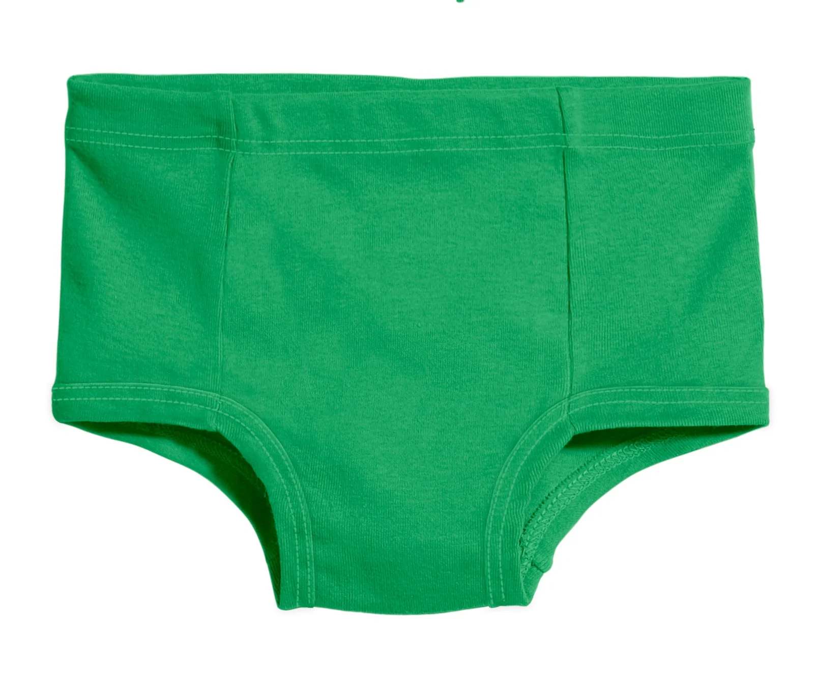 Boys and Girls Soft Cotton Simple Brief | Elf Green - Drispect
