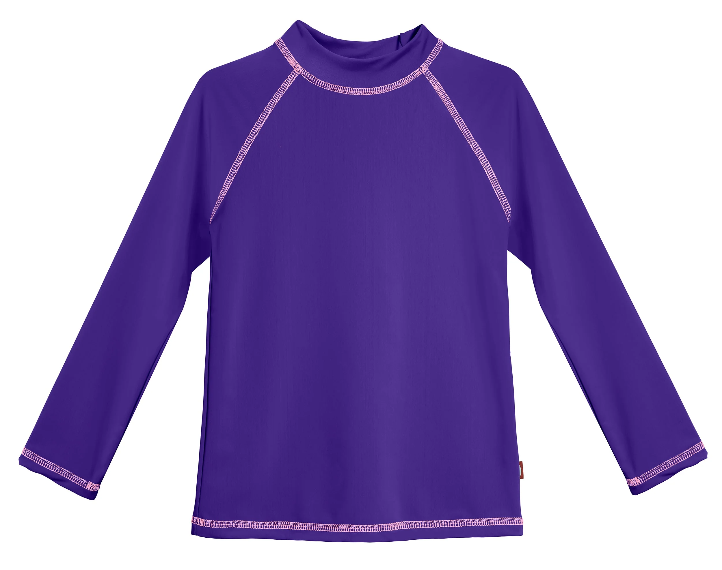 Girls UPF 50+ Long Sleeve Rashguard | Purple - Drispect