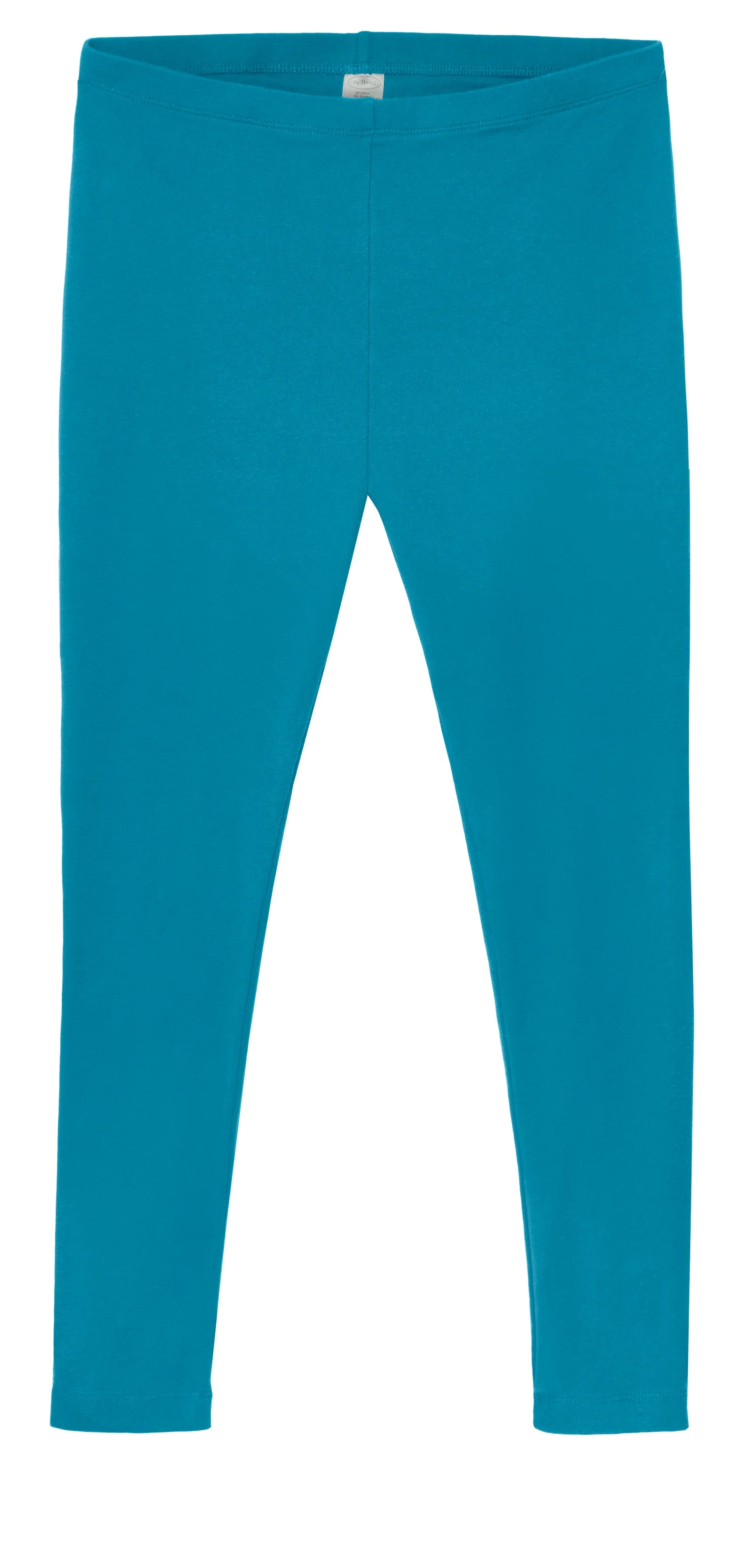 Women's Soft 100% Cotton Petite Leggings | Teal - Drispect