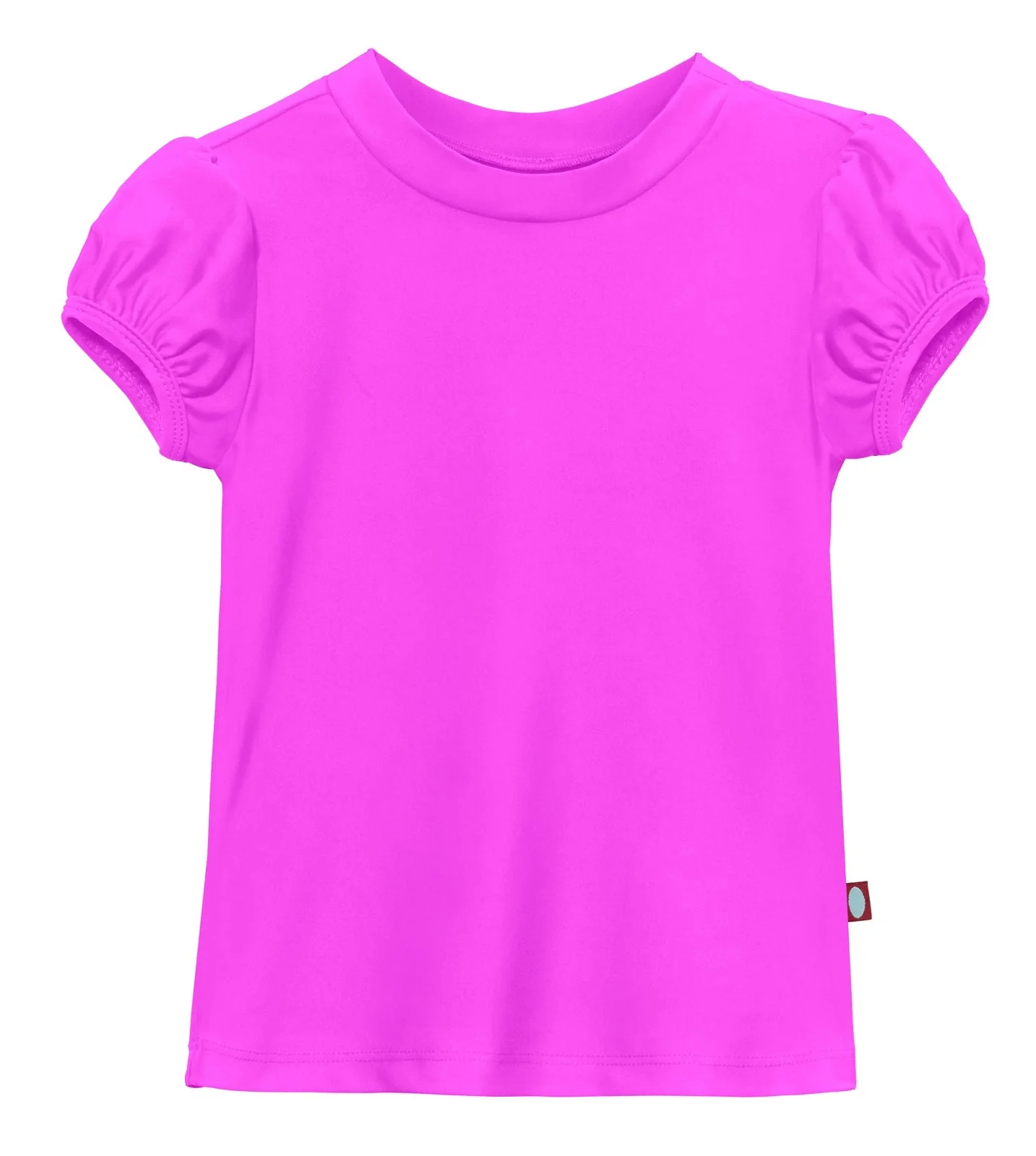 Girls UPF 50+ Puff Sleeve Rashguard | Deep Purple - Drispect