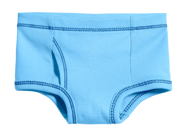 Boys Soft-Cotton Briefs | Bright Light Blue - Drispect