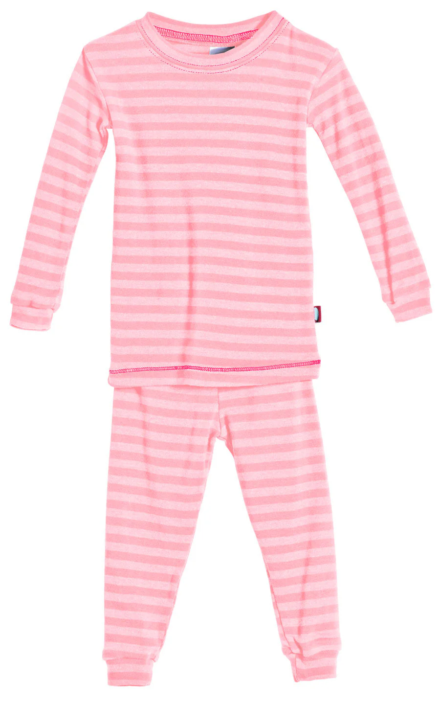 Boys and Girls Striped Pajama Set | Pink - Drispect