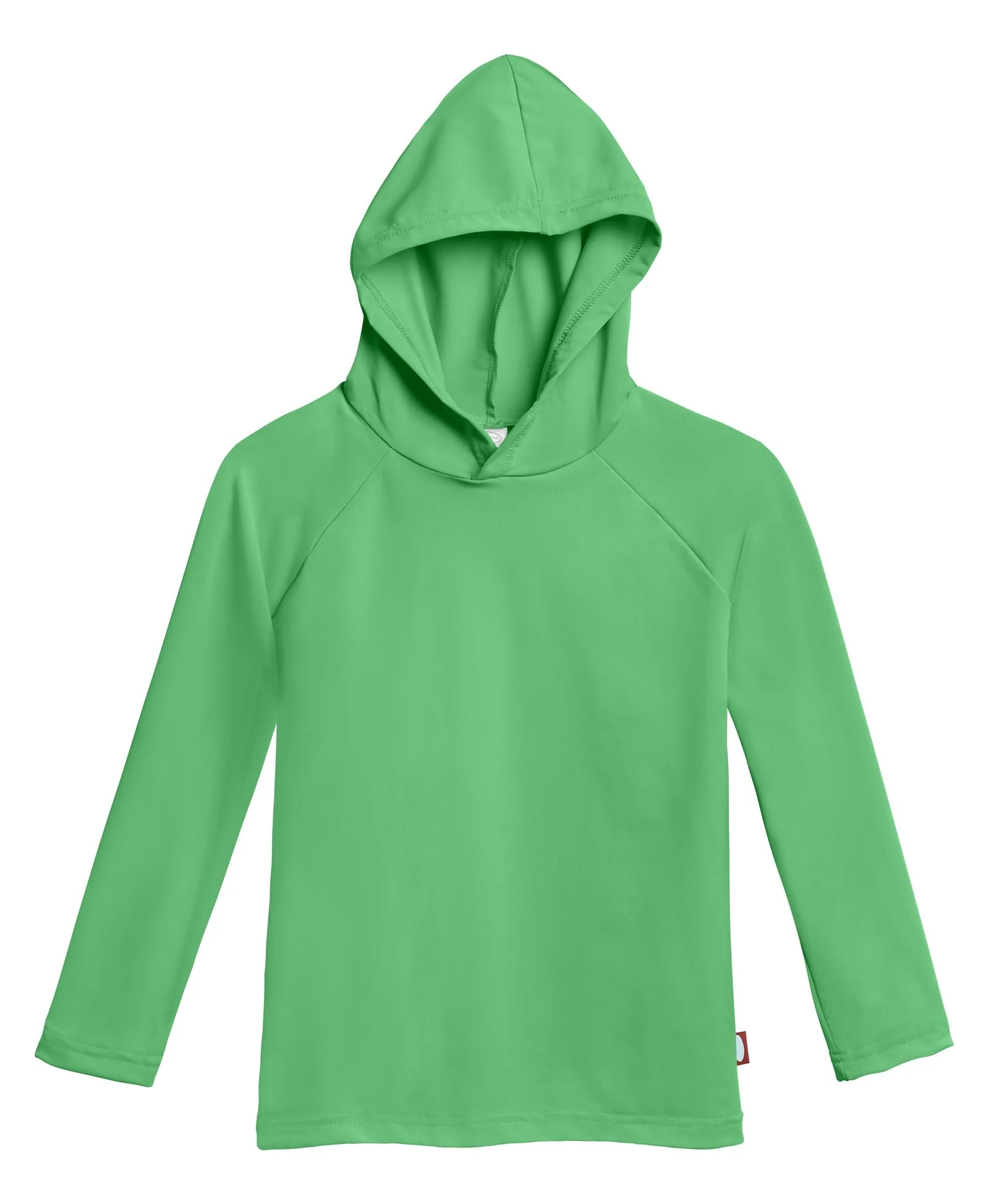 Unisex UPF 50+ Long Sleeve Hooded Rashguard | Elf Green - Drispect