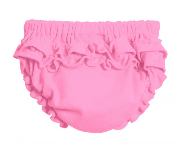 Girls Soft Cotton Ruffle Diaper Cover | Bubblegum - Drispect